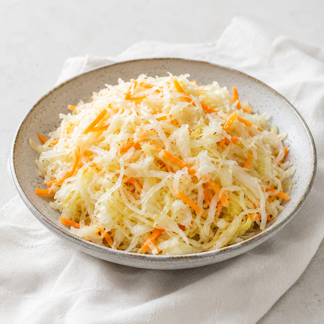 Homemade No-Sugar Sauerkraut (Probiotic)
