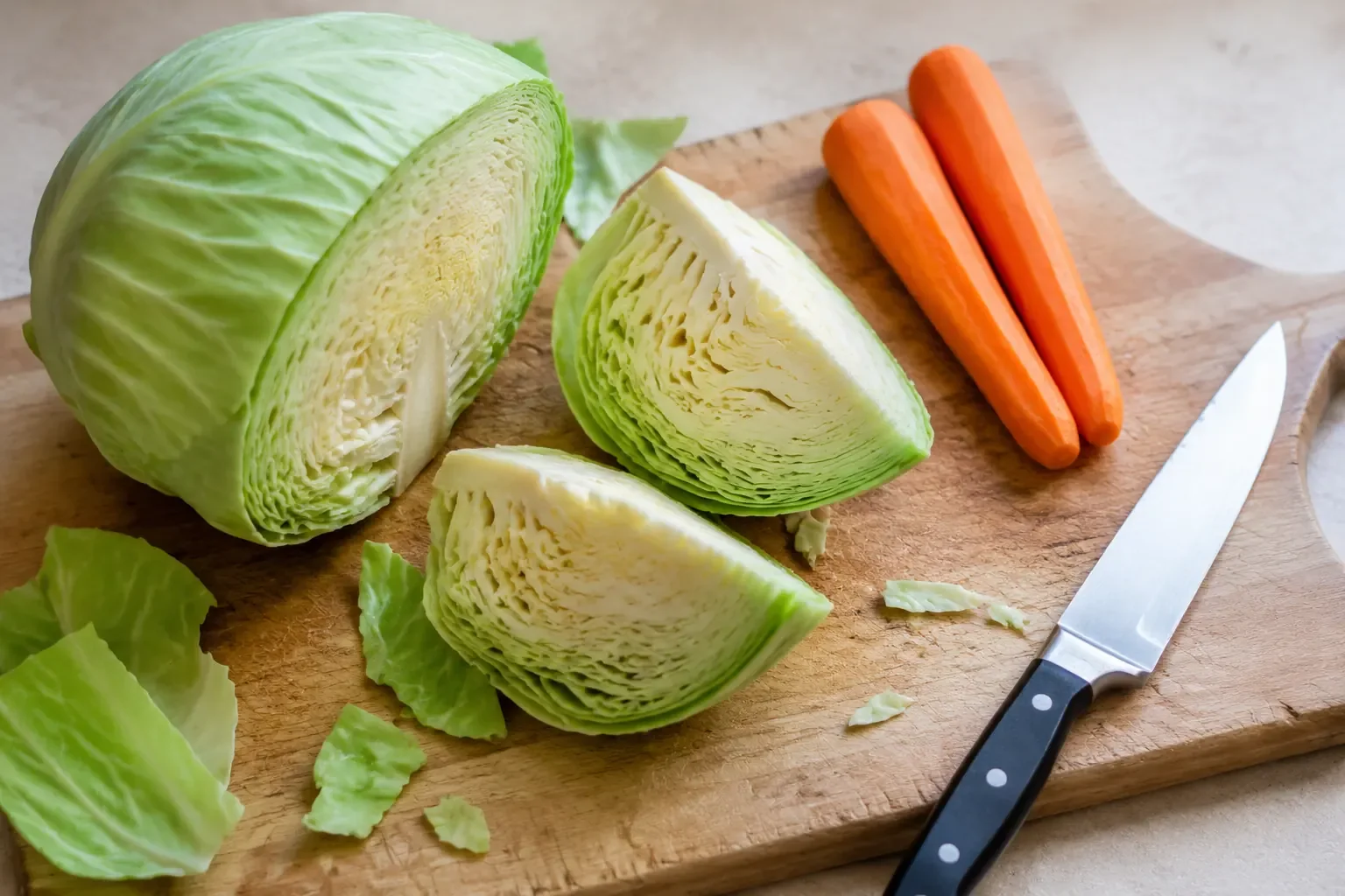 Alex Krasovsky Wellness: fresh cabbage and carrots prepared for homemade sauerkraut