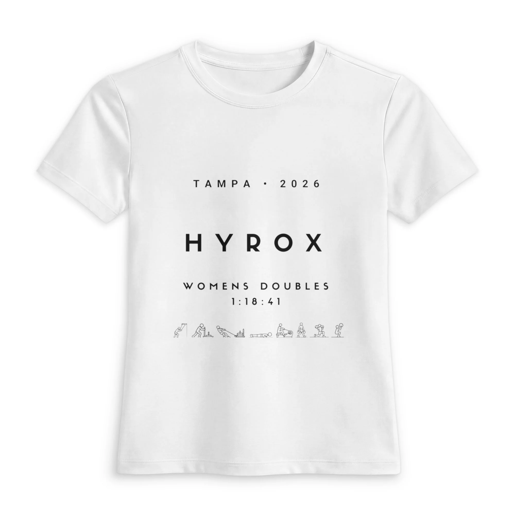 The Finisher Workout Top - Personalized in White