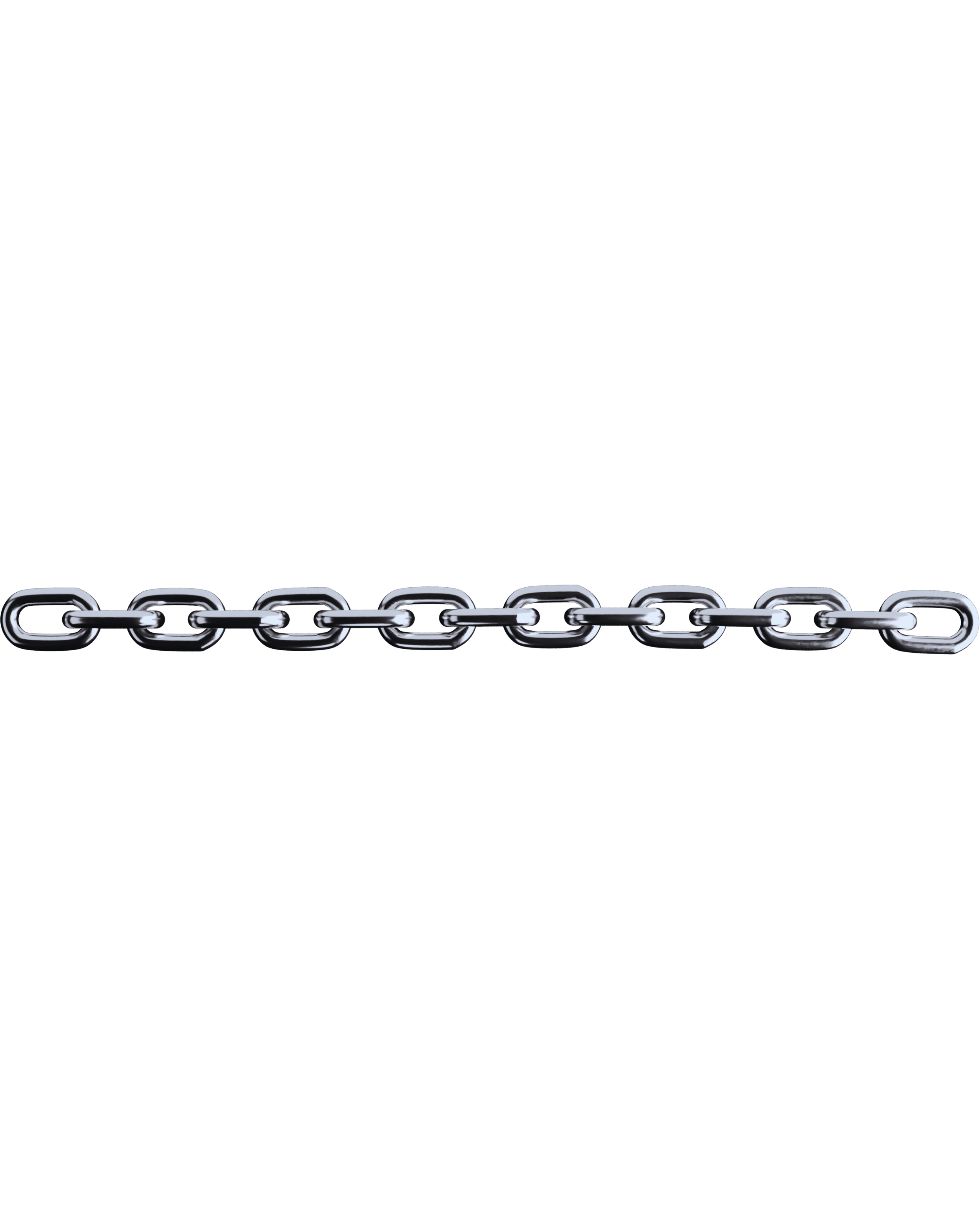 Close-up of a silver metal chain against a black background.
