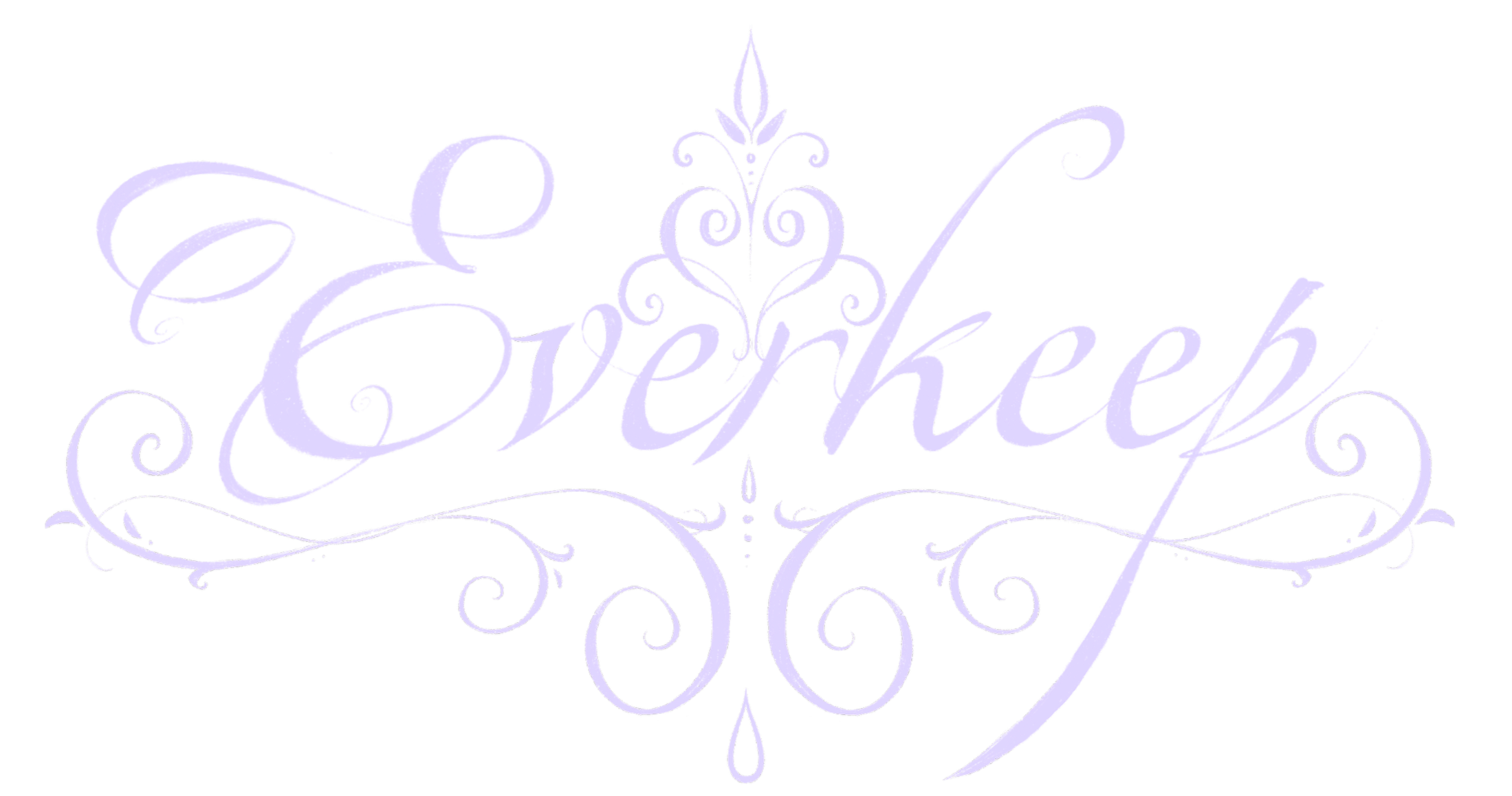 Elegant lavender-colored text reads "Forever" in cursive with decorative flourishes on a black background.