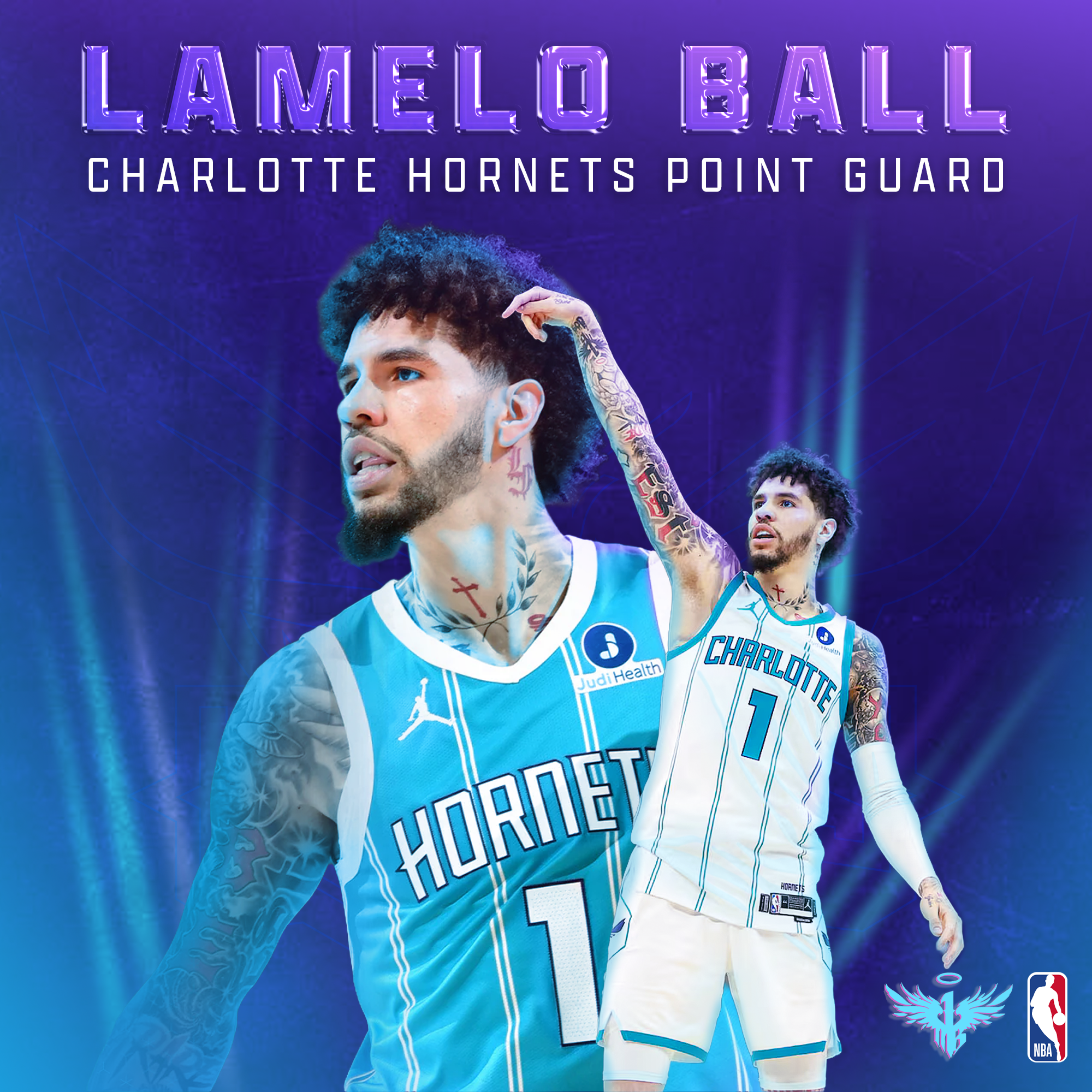 CLT Hornets Point Guard Social Post