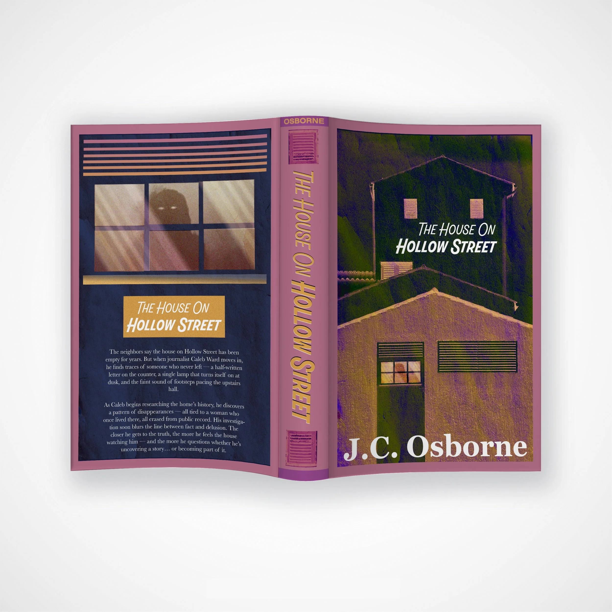 The House on Hollow Street Mockup (Cover to Cover)