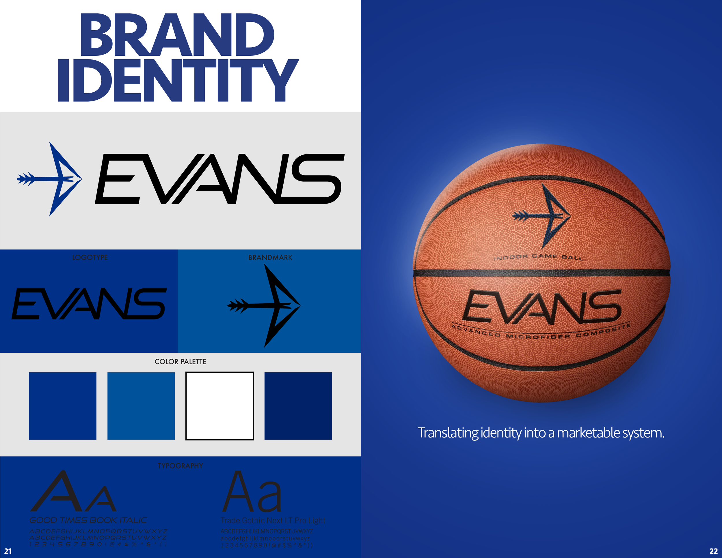 Isaiah Evans Brand Identity Spread
