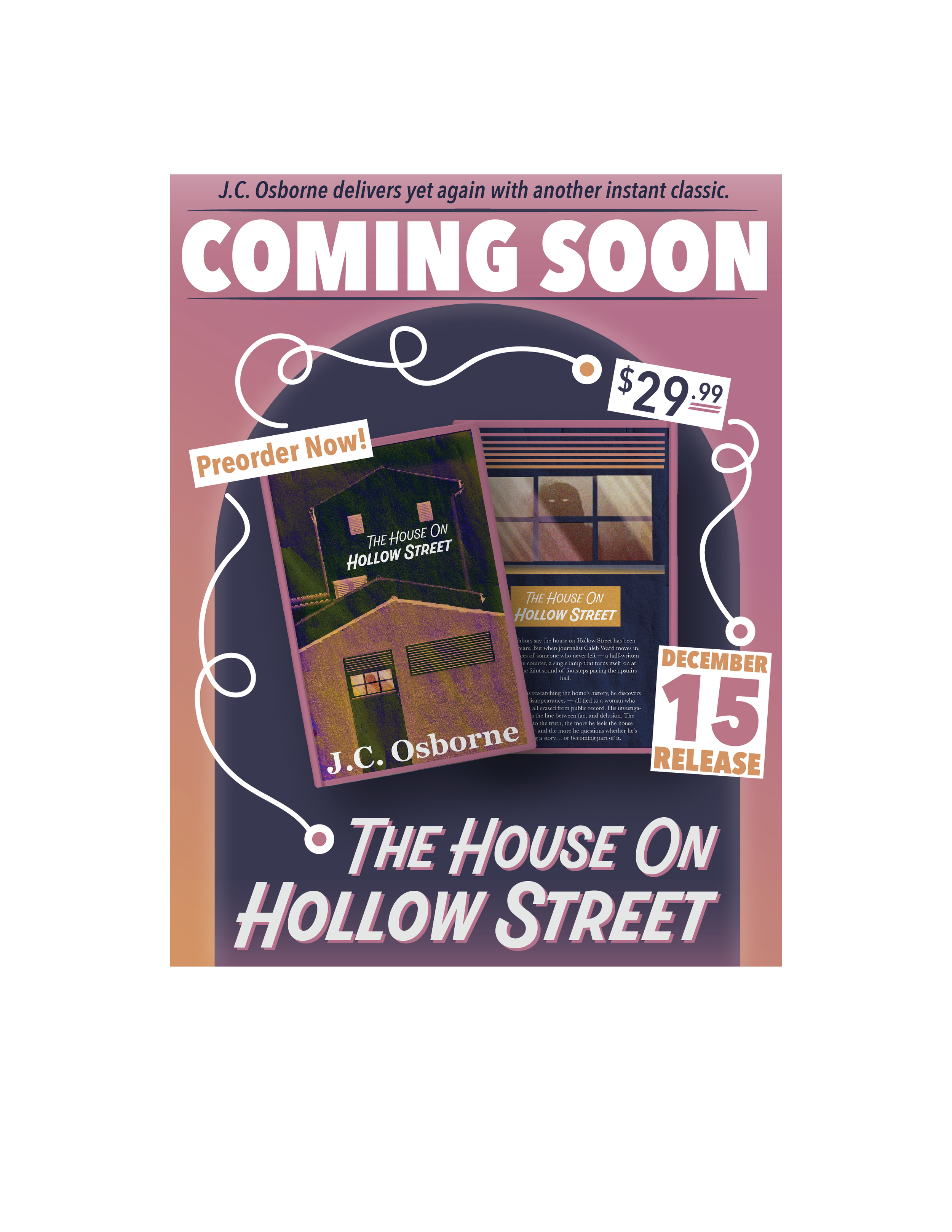 The House on Hollow Street Poster Design