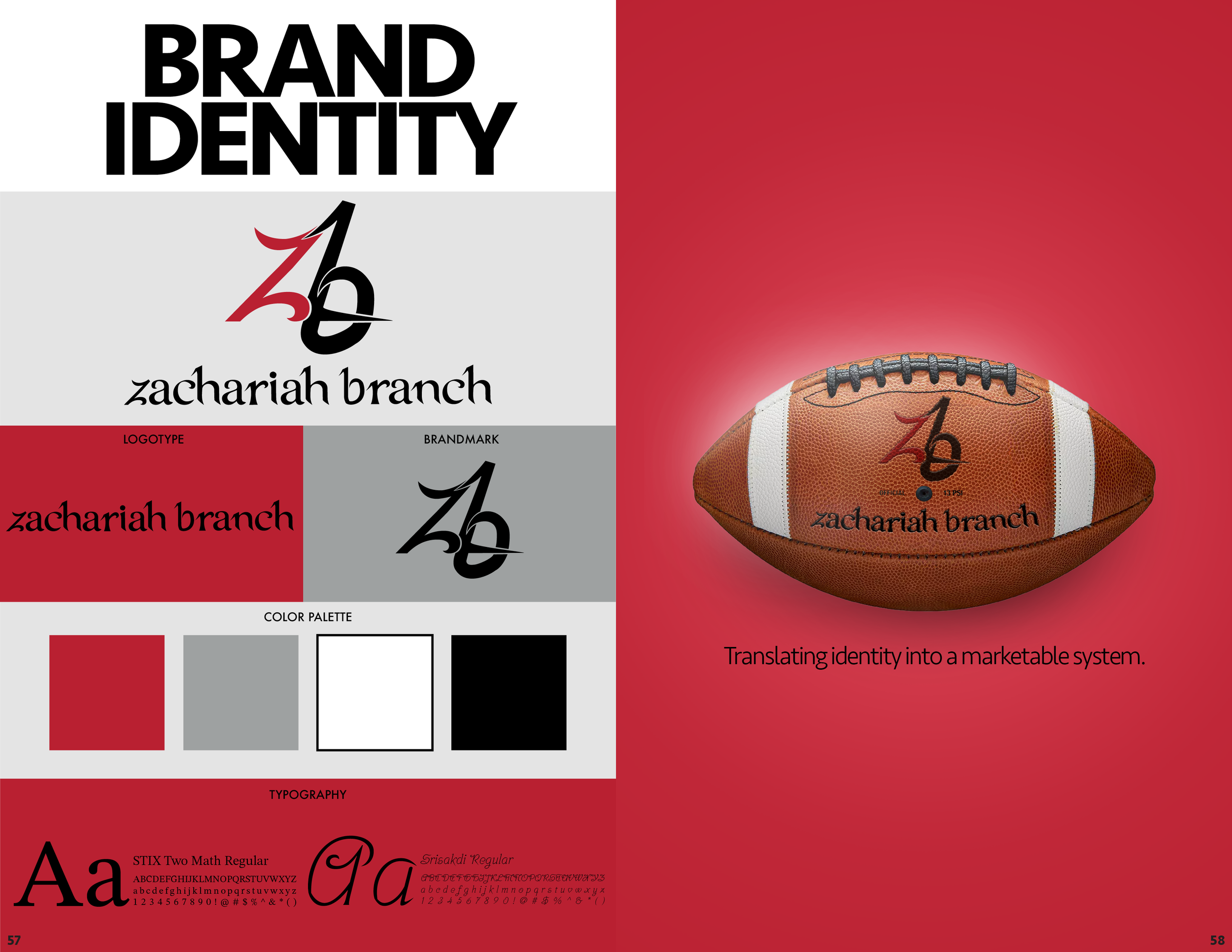 Zachariah Branch Brand Identity Spread