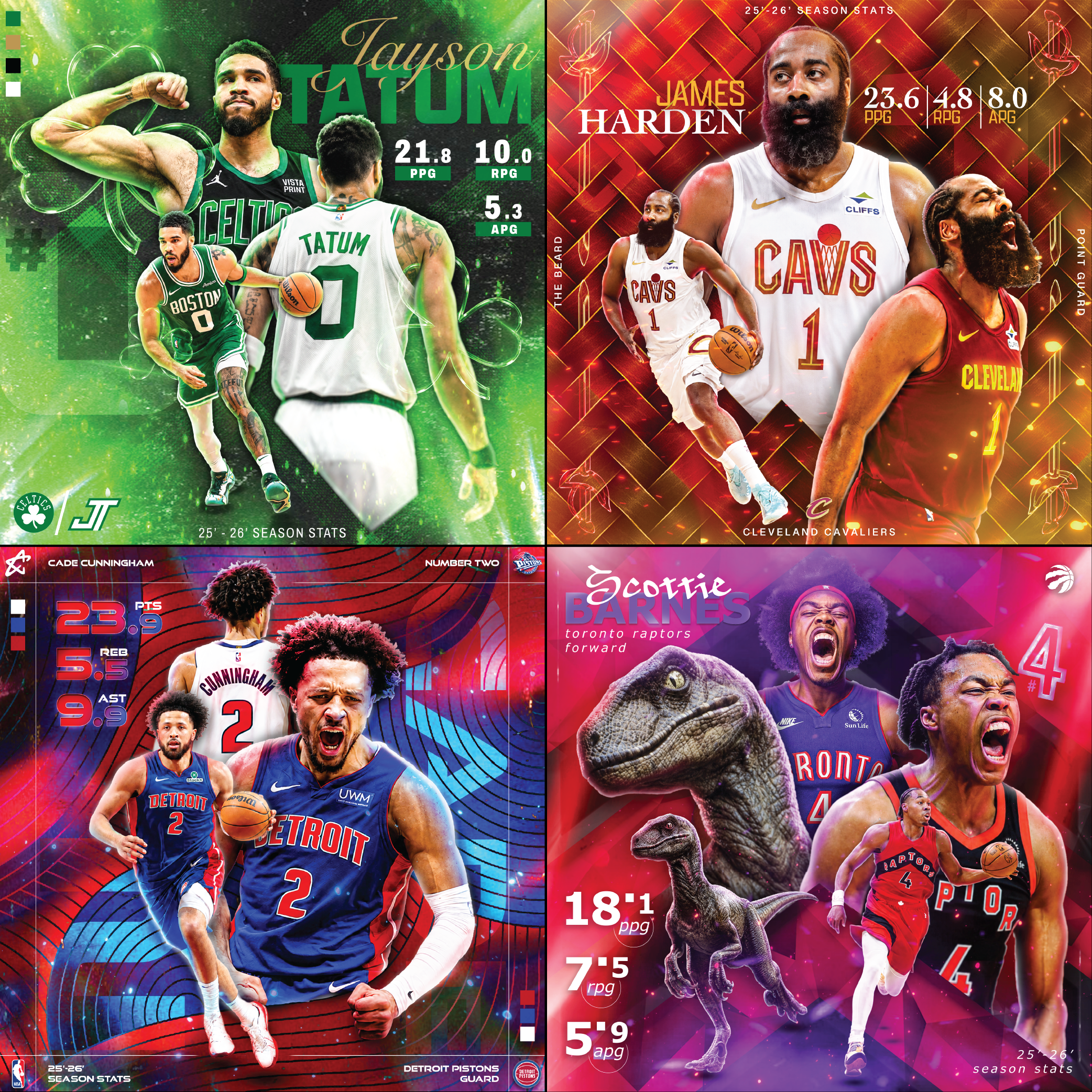 NBA Player Design Series