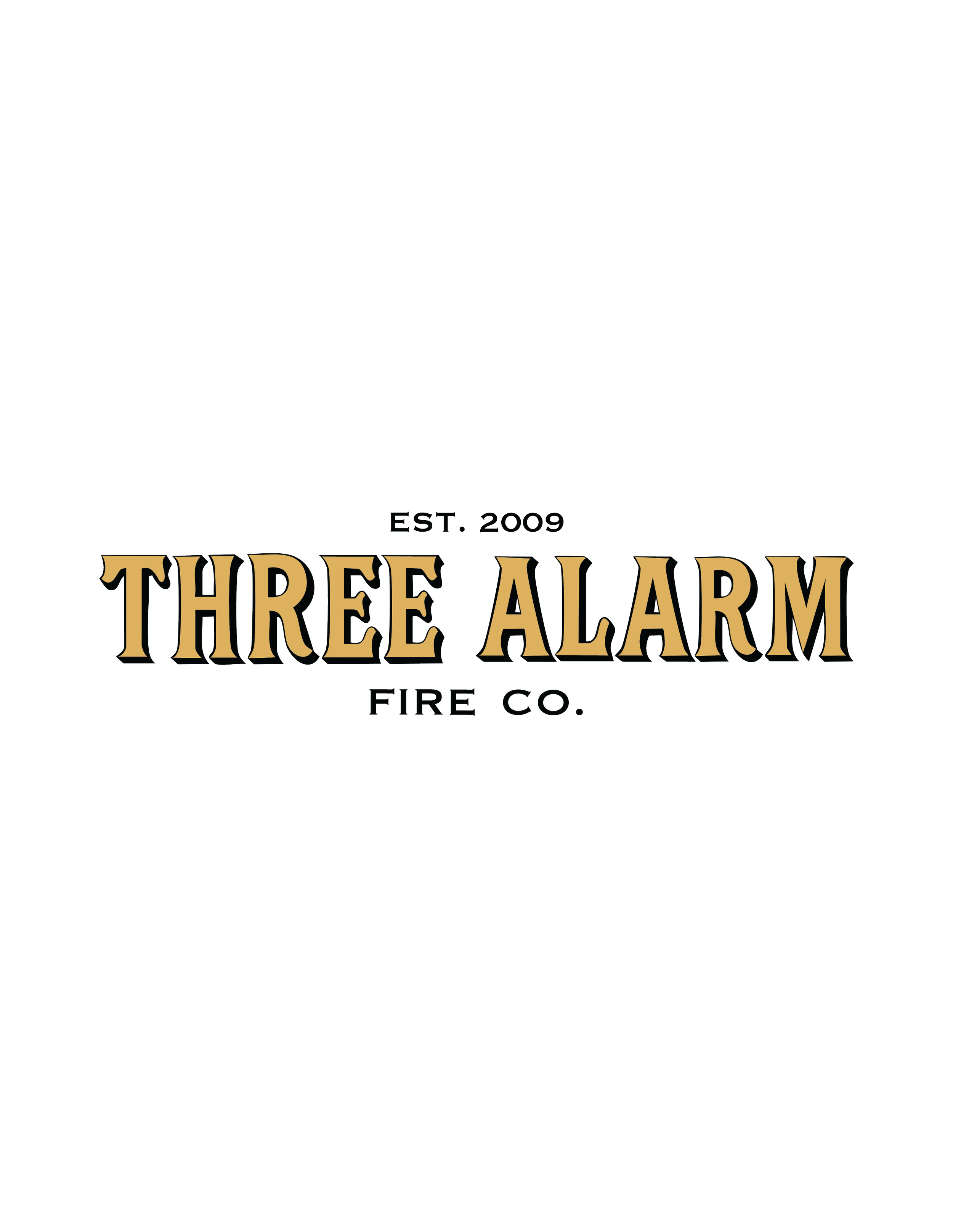 Three Alarm Wordmark