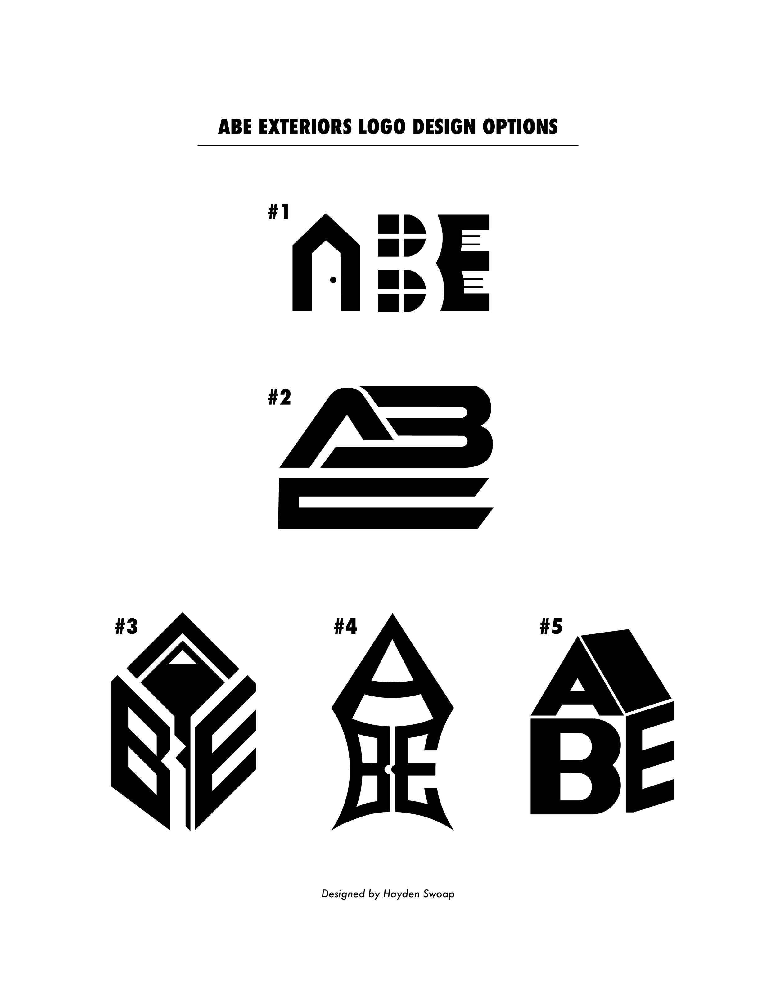 ABE Exteriors Design (Round 1)