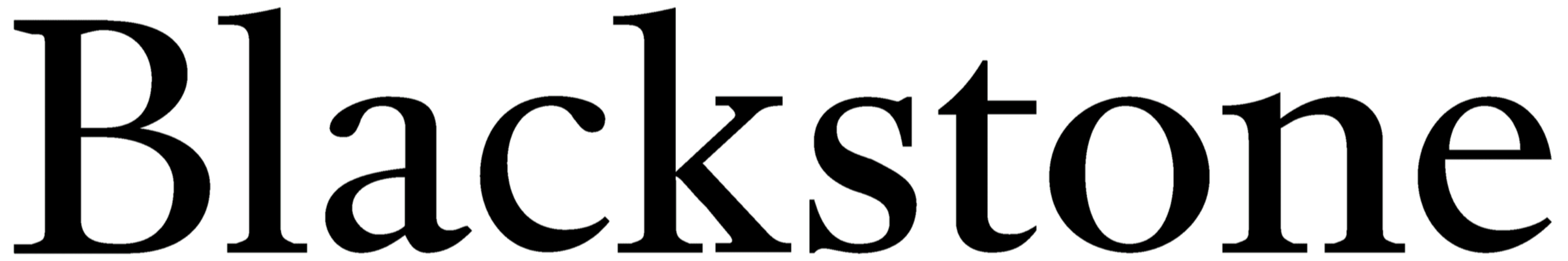 Blackstone company logo.