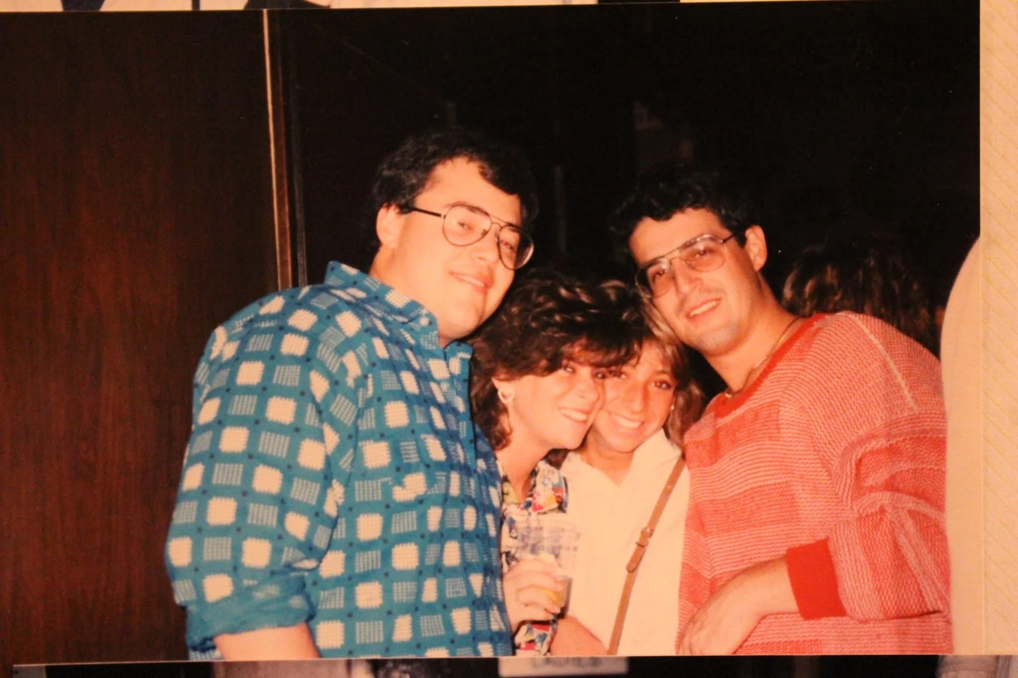 Fraternity brothers and friends.