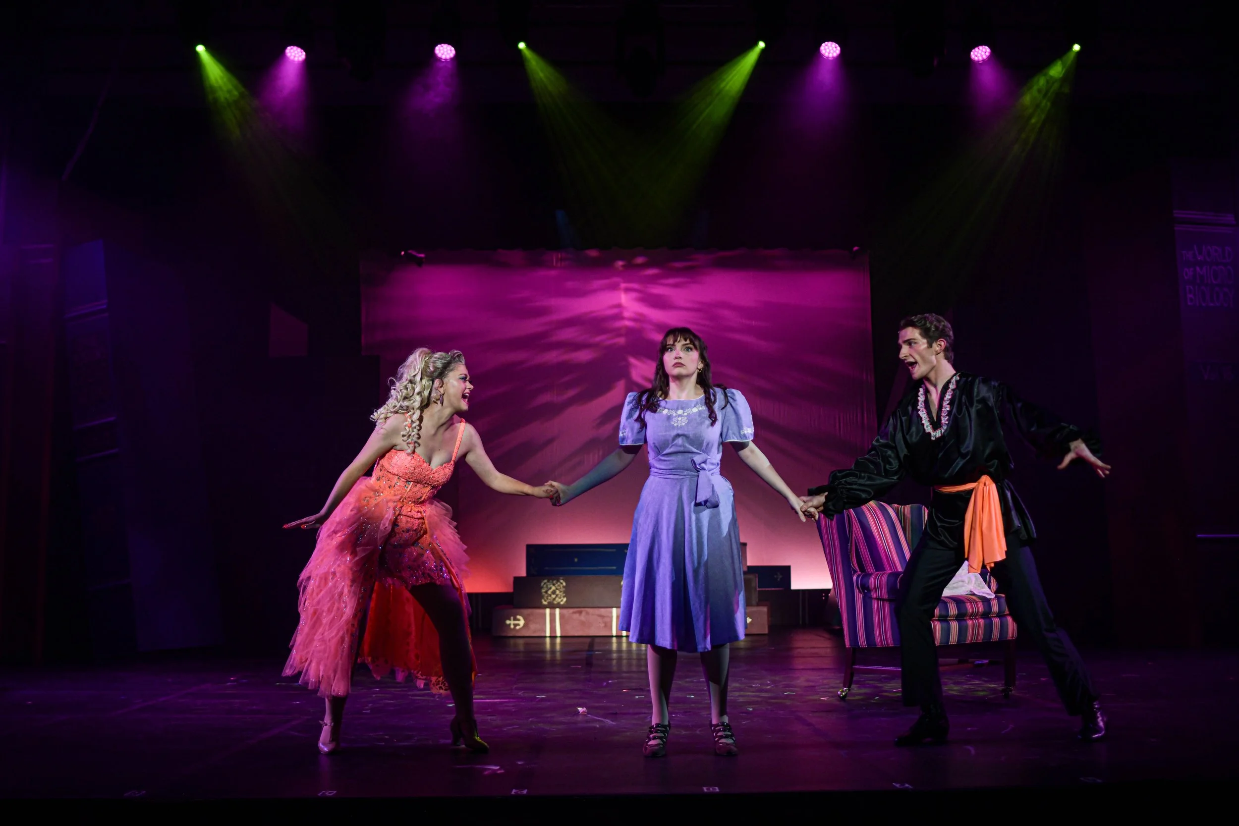 Jackson Thomas-Clark Martin as Rudolpho, featuring Callie Jean Tysdal as Mrs. Wormwood and Anna Jones as Ms. Honey