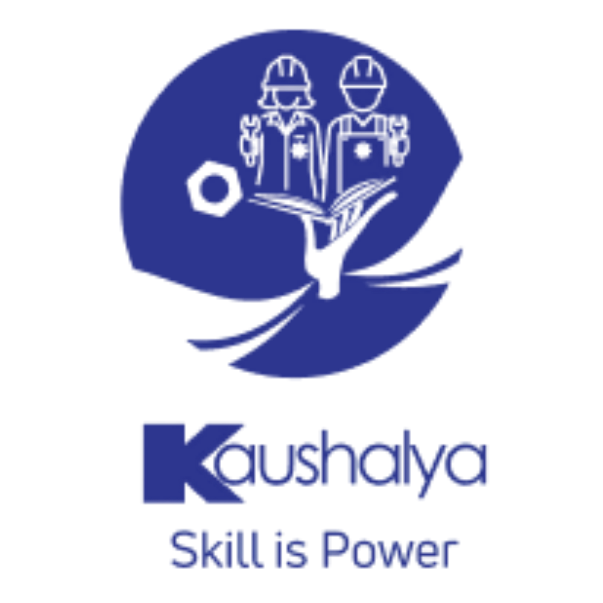Blue logo for Skilliss Power with a stylized bulb and gear icon, and the text Skilliss Power below.