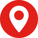 Red map pin icon
