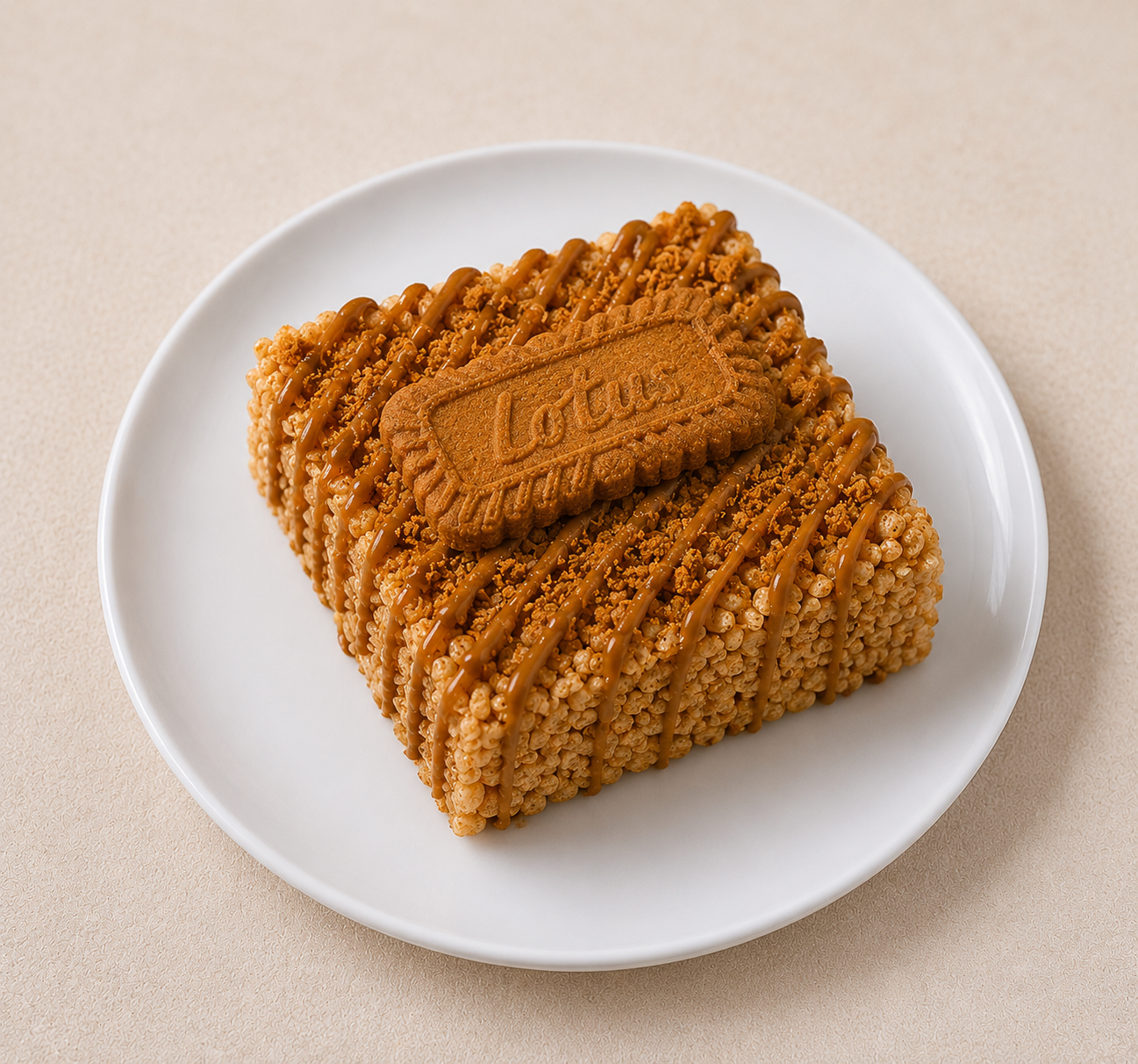 Biscoff Rice Krispie Treat