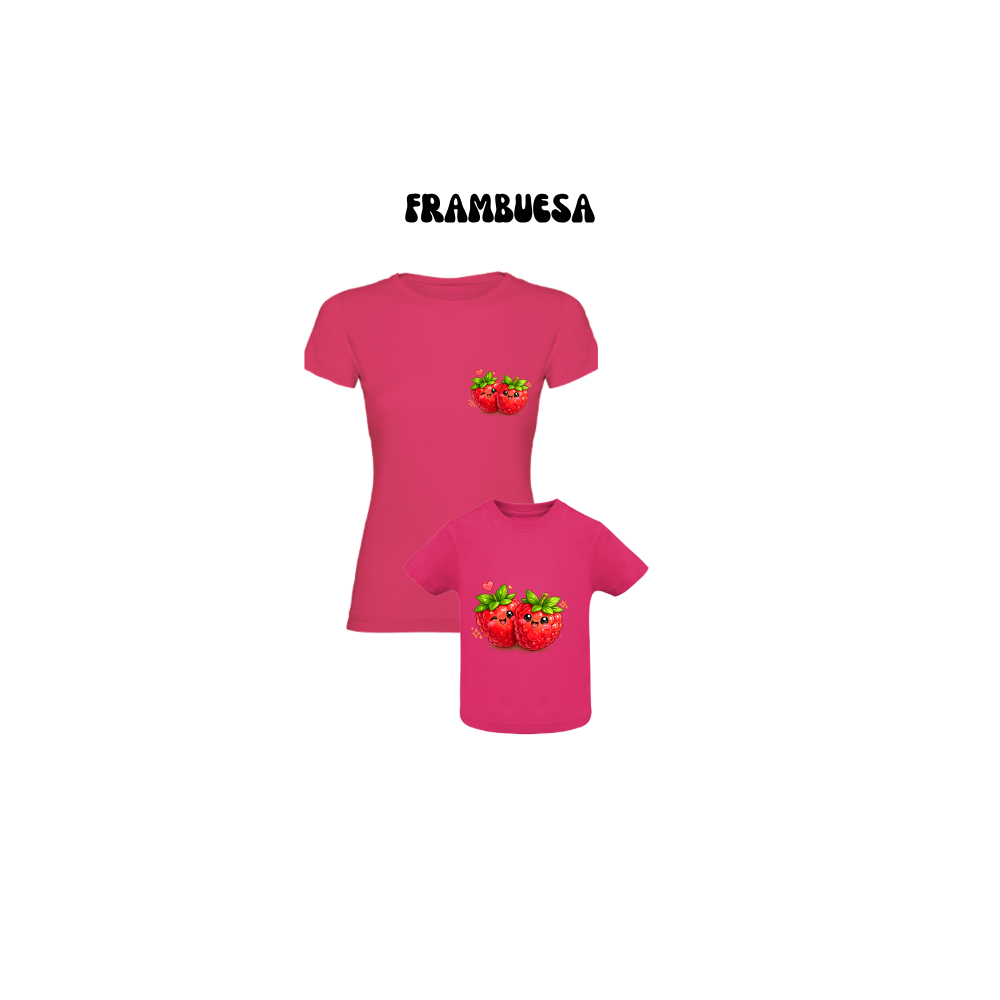 CAMISETA FRAMBUESA DIVERTIDAS.png
