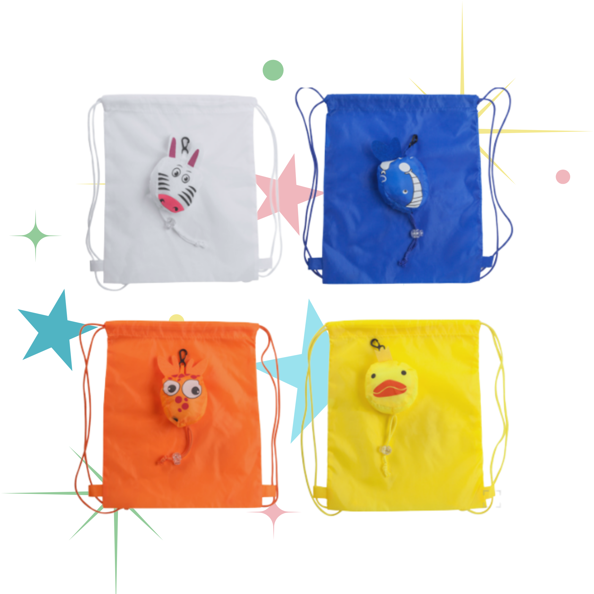 🎒 Mochilas plegables personalizadas para peques
