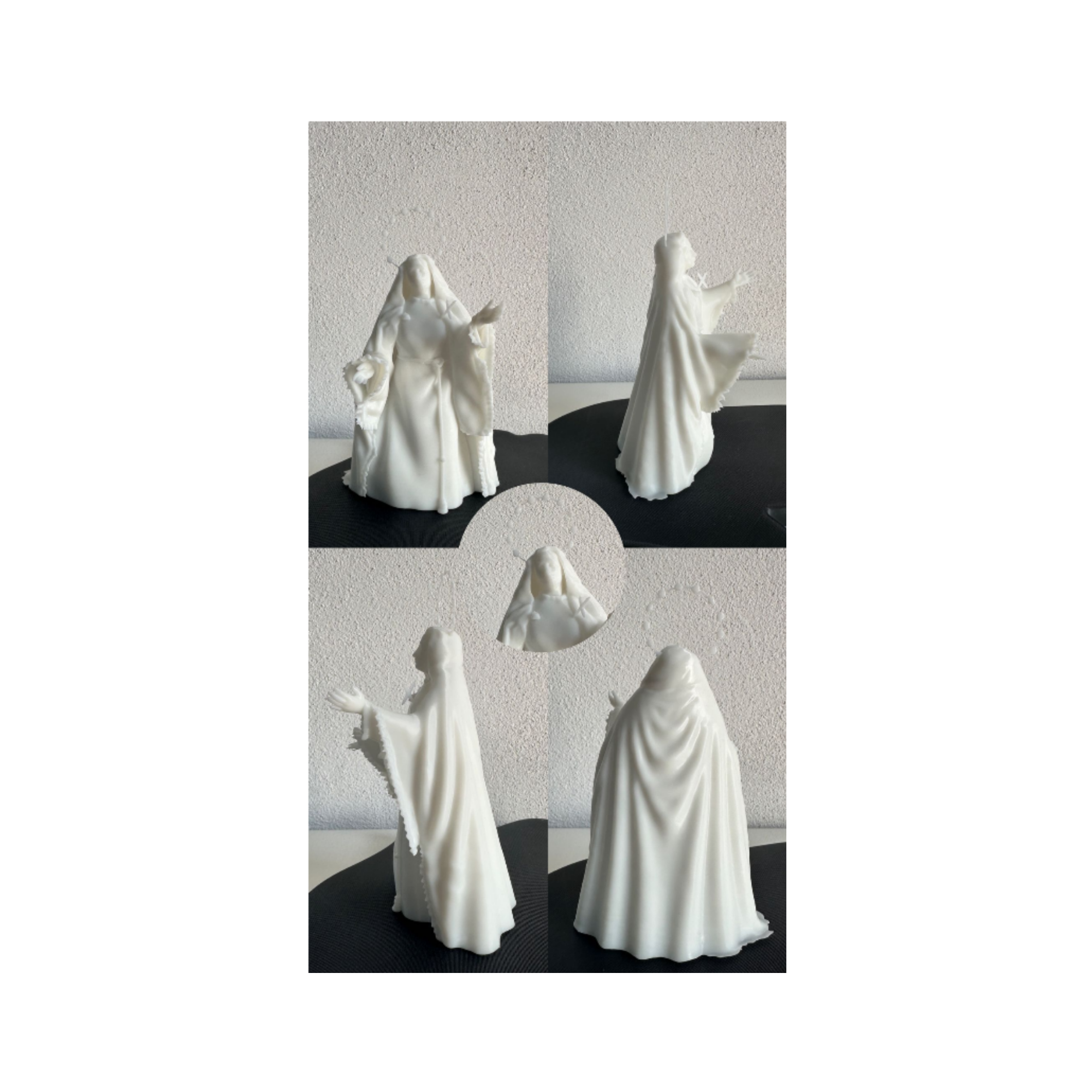 ✨ Virgen de los Dolores de Bullas – Figura en resina (15 cm)