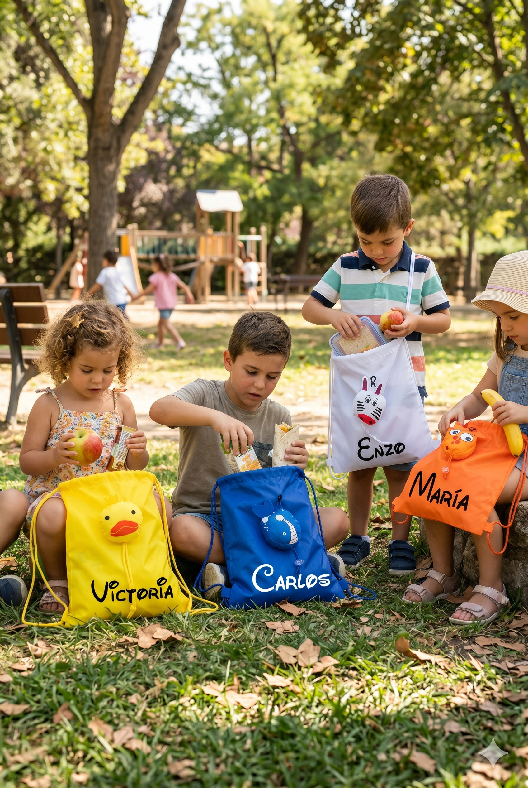 NIÑOS MERENDANDO MOCHILA PLEGABLE.png