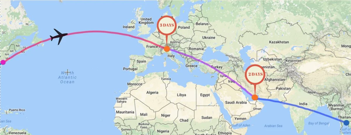 How to See two cities for the price of one