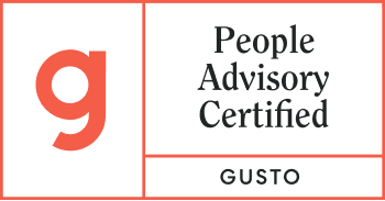 Red outline badge featuring Tobey Financial's People Advisory Certification
