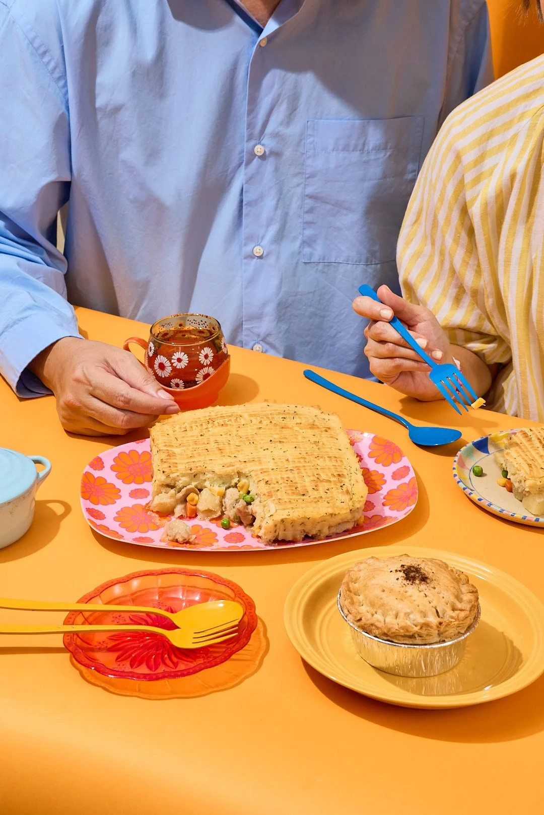 Shepherd’s pie photographed for lifestyle brand content for Home’s Favourite Andy’s Pie at Tangs in Singapore