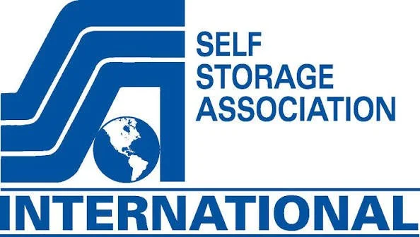 Self Storage Association International logo with blue globe and bold text