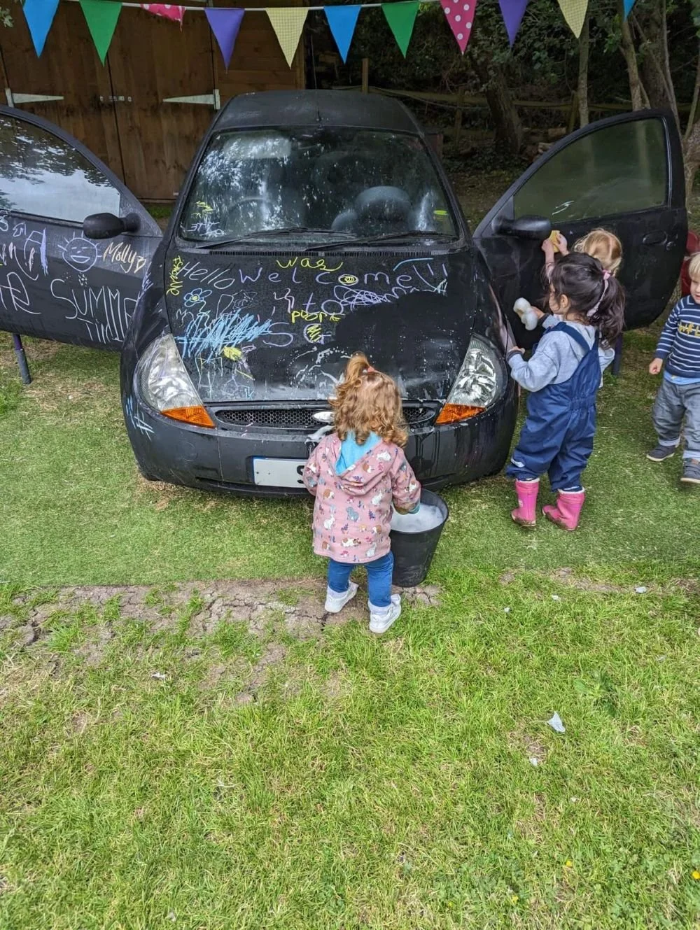 Chalk car