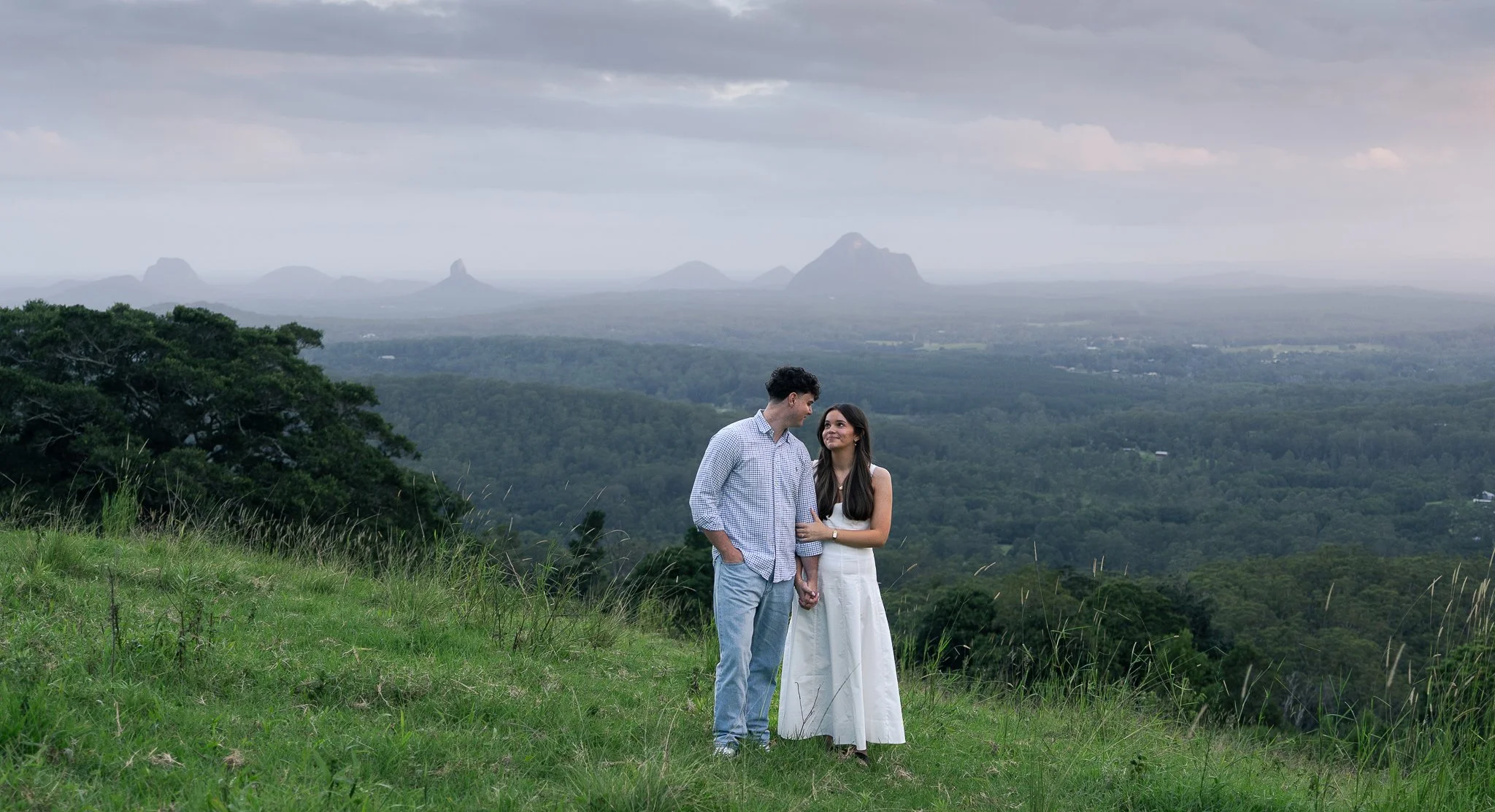 Engagement photo shoot session at Maleny, Sunshine Coast