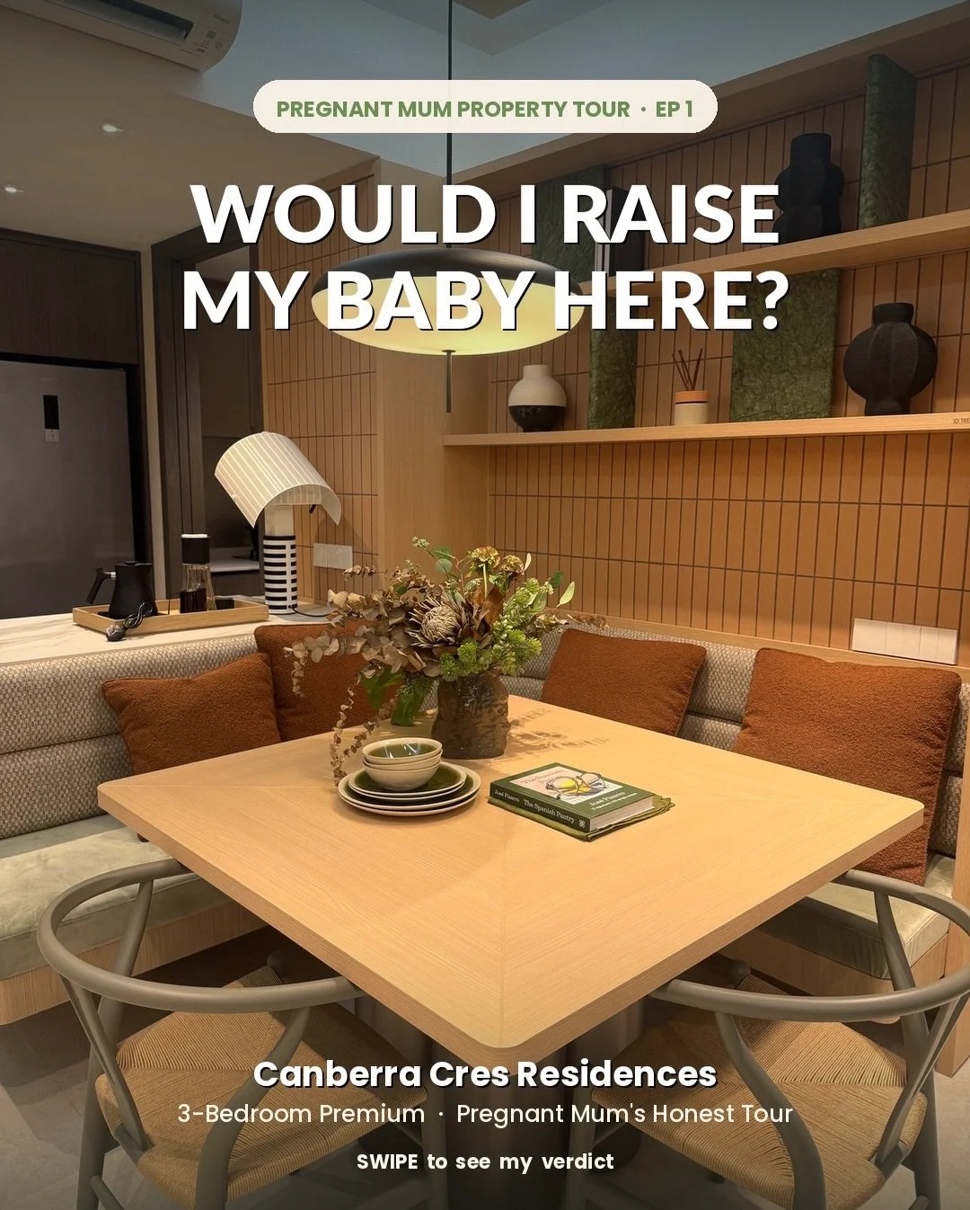 Would I raise my baby here? 🤰🏡

My honest 5-point take on Canberra Cres Residences (3-Bedder Premium) from a 4-months-pregnant agent.

Swipe for the wins + the watch-outs 👉

DM &ldquo;CHECKLIST&rdquo; for my full Pregnant Mum&rsquo;s Property Chec