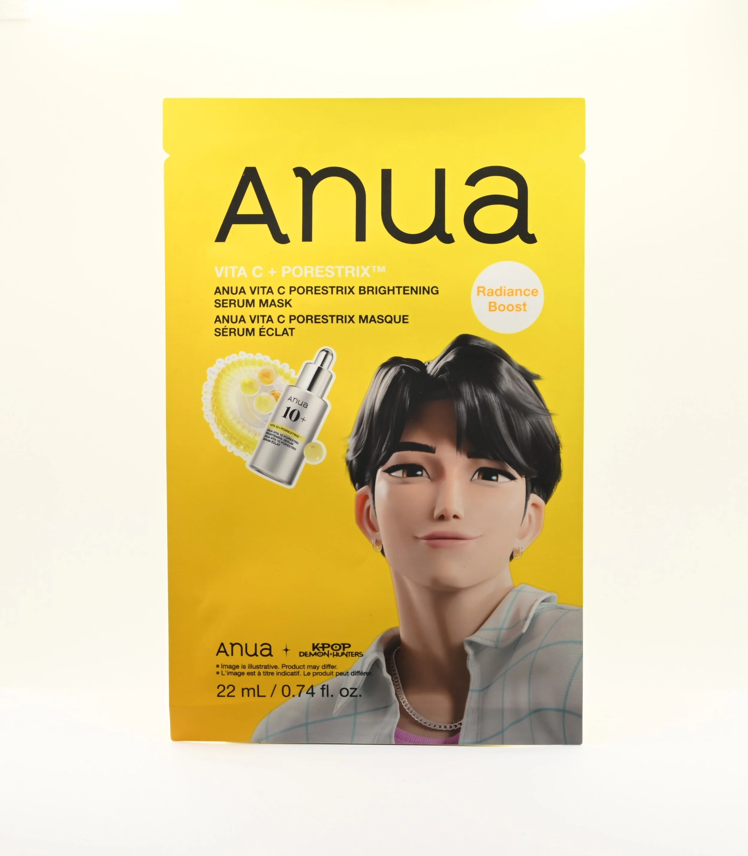 Anua - Vita C + Porestrix Brightening Serum Mask - RADIANCE BOOST - K-Pop Demon Hunters