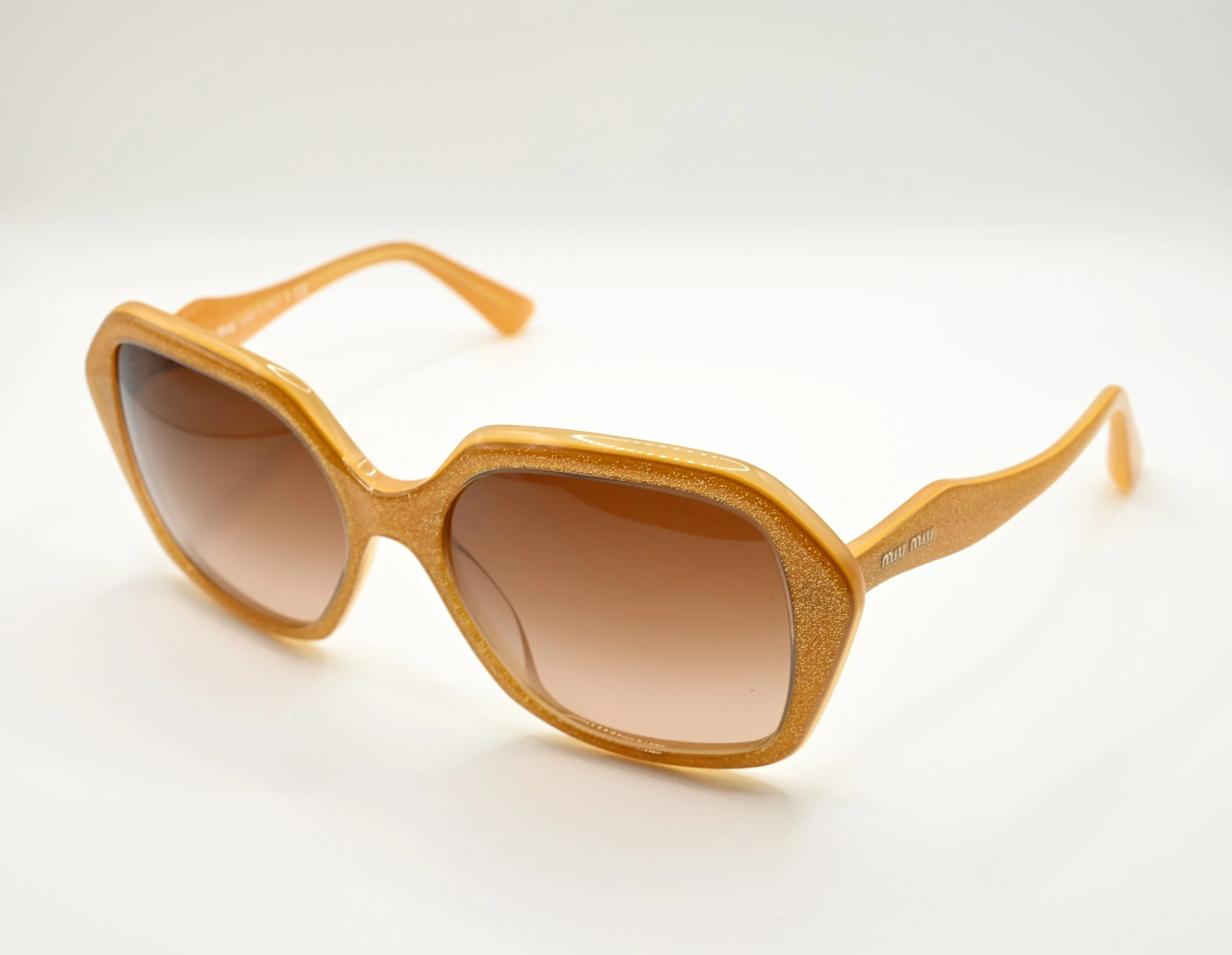 Miu Miu MU06NS  HAMIZI 58 Glitter Gold