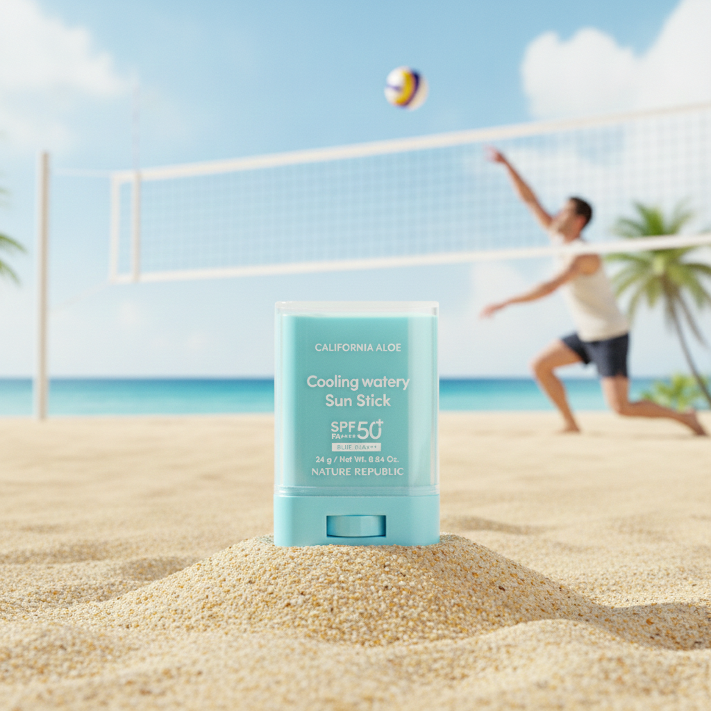 Nature Republic Sun Stick California Blue-Aloe Cool Watery SPF50+ PA++++