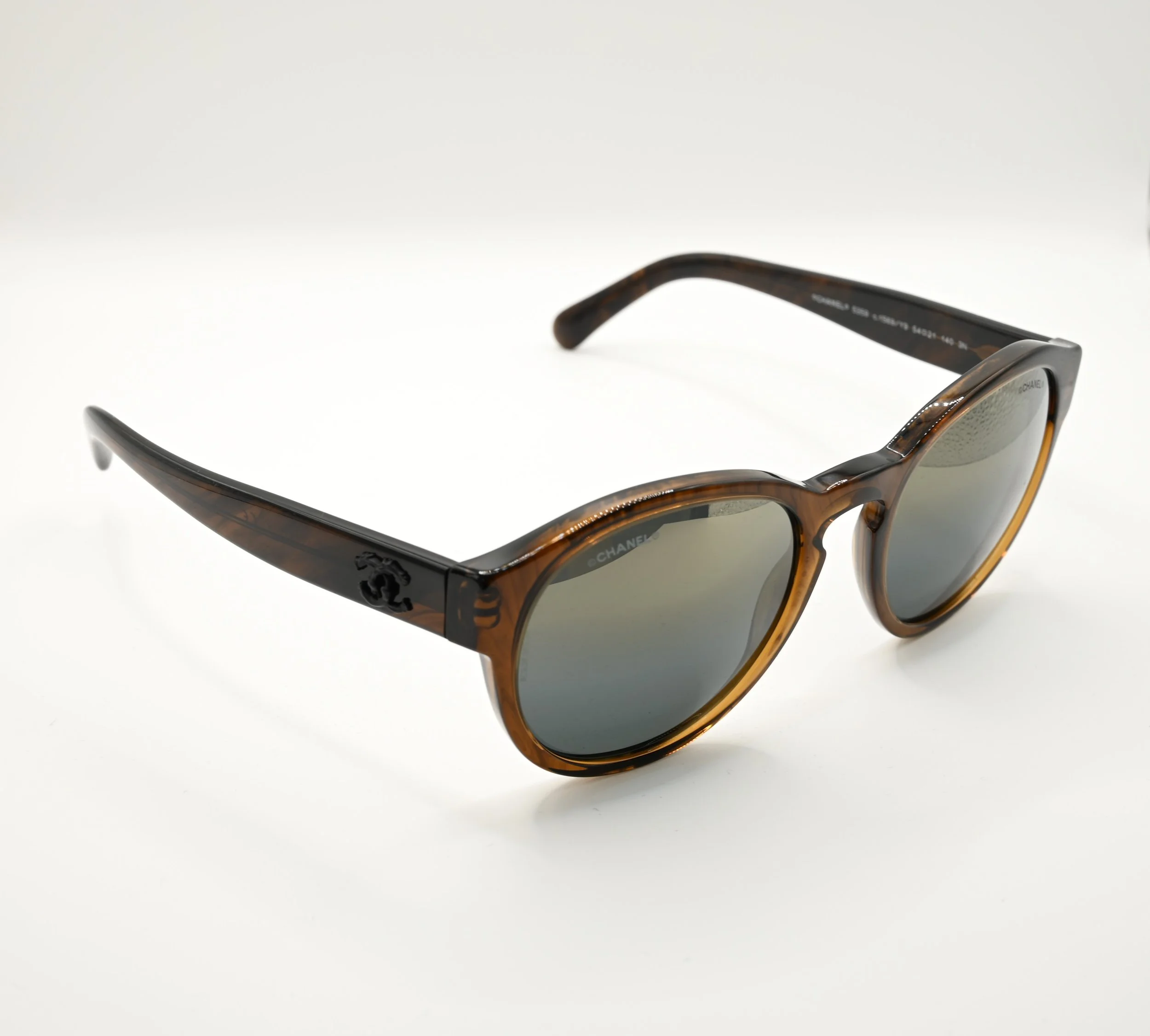 CHANEL CH5359  1569Y9  54 3N 140 TOFFEE BROWN GRADIENT GOLD