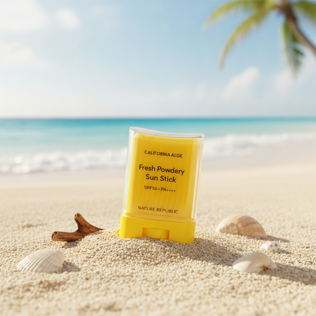 NATURE REPUBLIC - California Aloe Sun Stick Fresh Powdery SPF50+PA++++