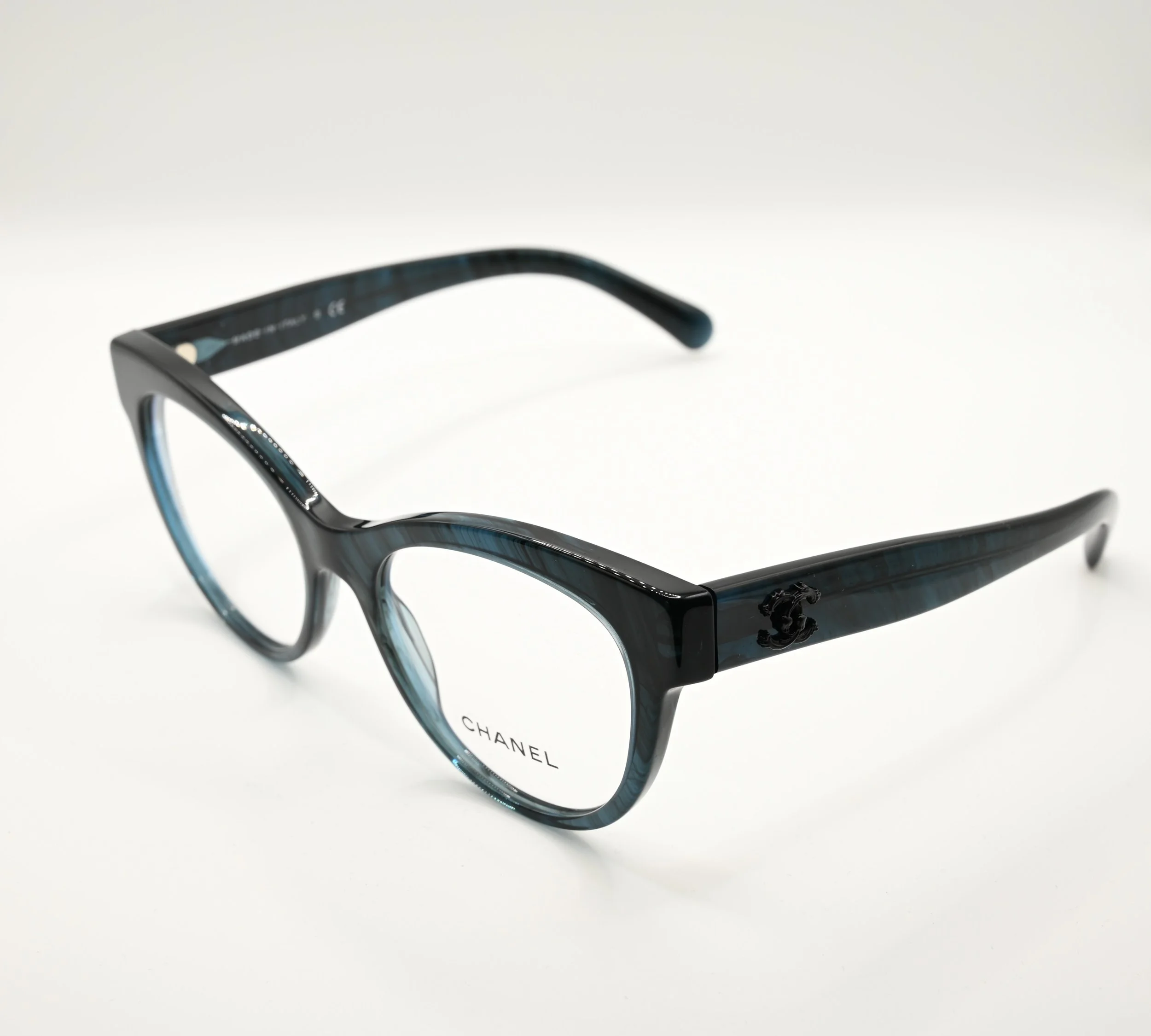 CHANEL CH3348 1570 51 140 GREEN TORTISE BUTTERFLY