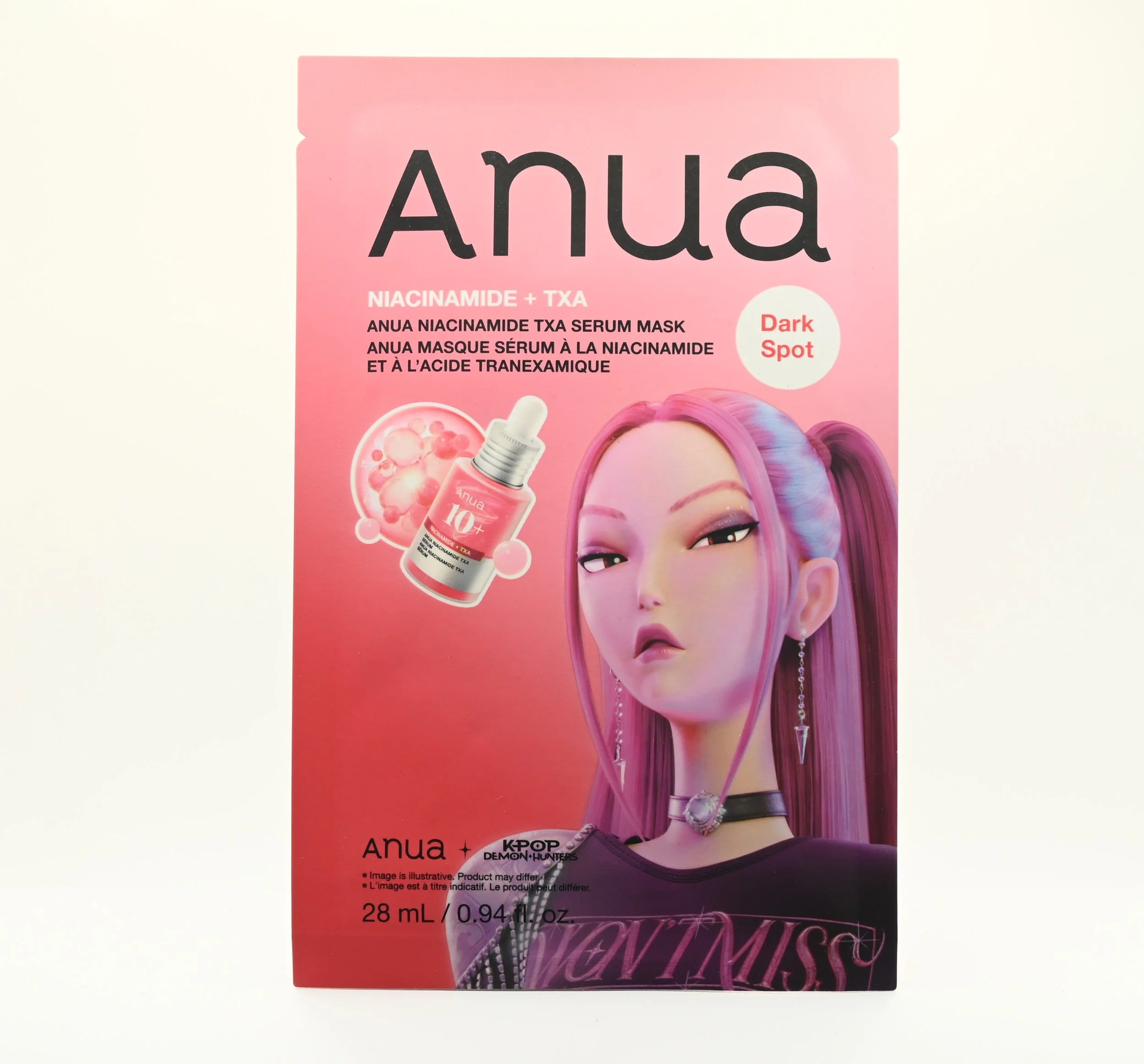 Anua - Niacinamide + TXA Serum Mask - DARK SPOT - K-Pop Demon Hunters