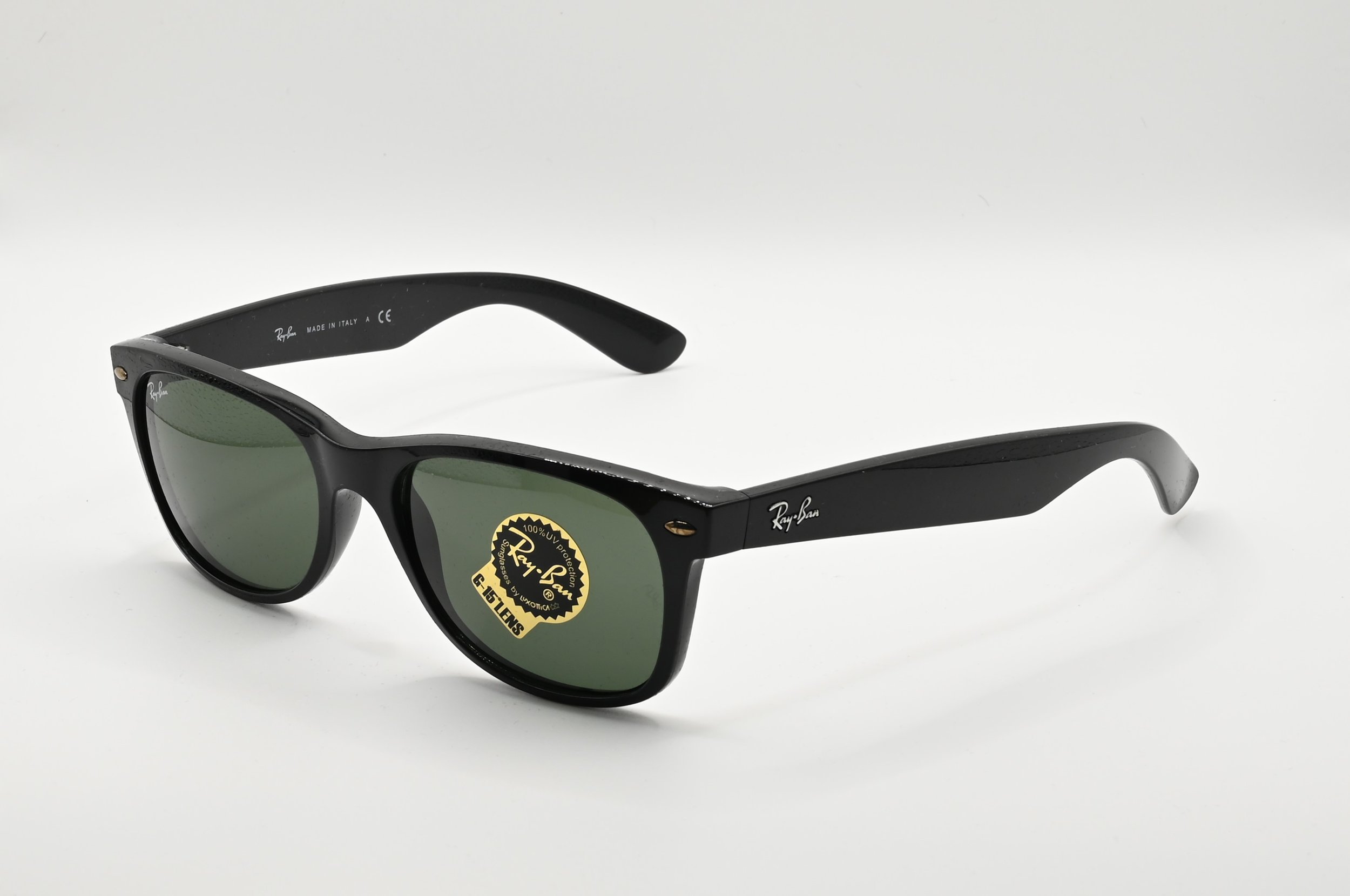 RAY BAN RB2132 NEW WAYFARER 901L 55 3N 145 RX:STD BLACK/GREEN