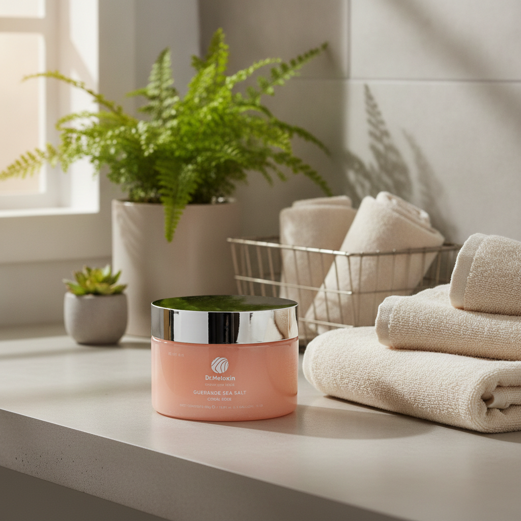 Dr.Melaxin Guerande Sea Salt Body Scrub - Coral Rose