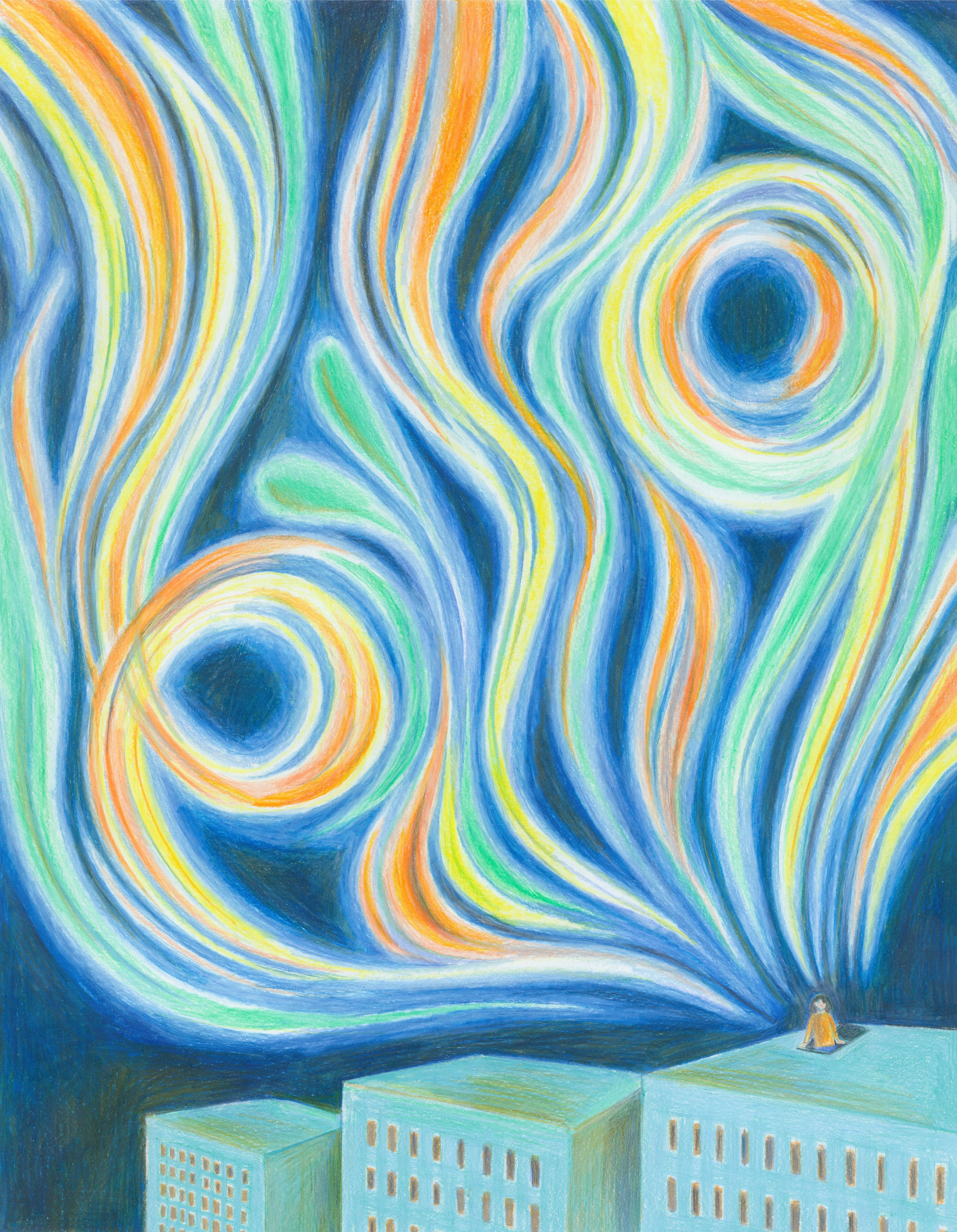 ✨Rêver grand✨
Illustration aux crayons de couleur
Format A3