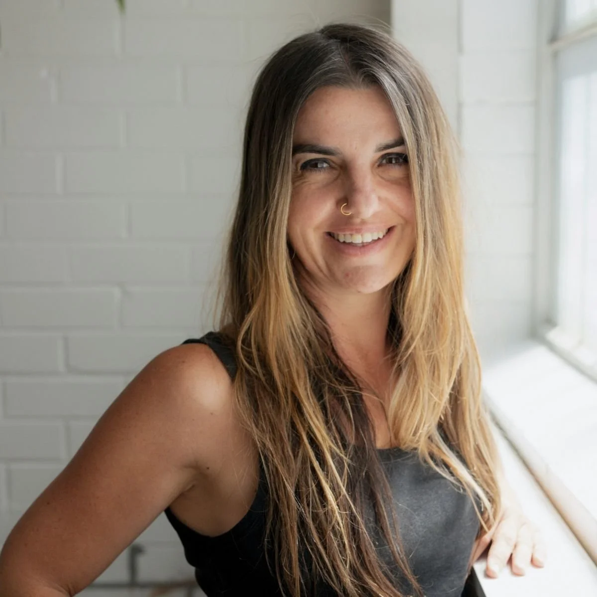 Bel Totino, yoga and Pilates teacher at I Am That Studio in Collingwood, Melbourne