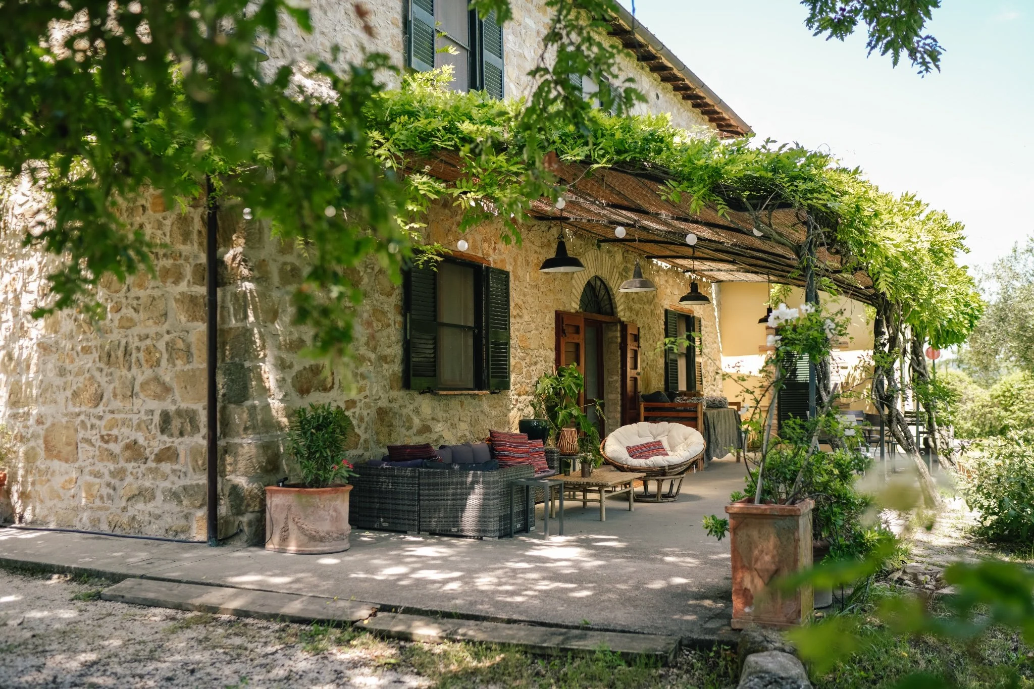 Italian farmhouse in Umbria the I Am That Studio Italy yoga retreat