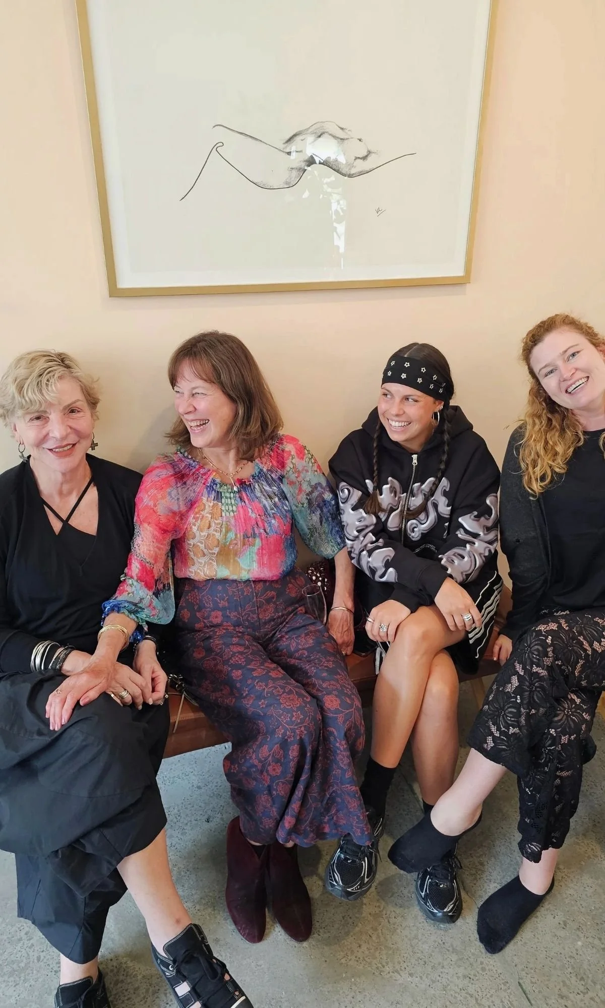 Members of the I Am That Studio community together at the Collingwood studio