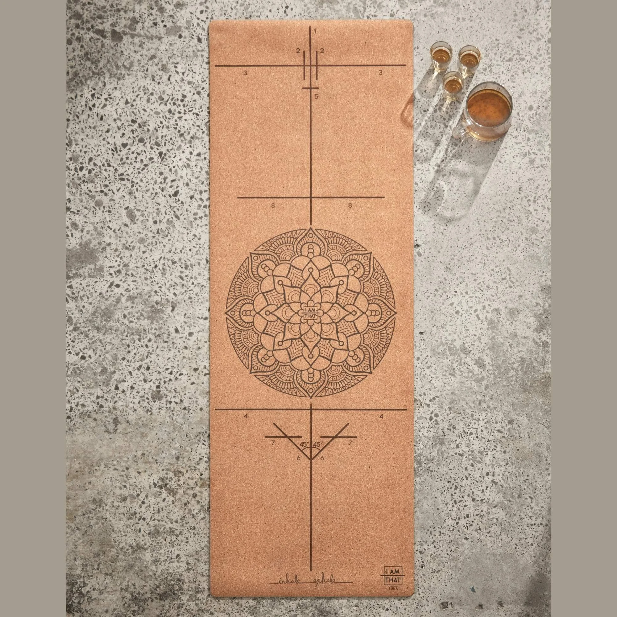 Travel Natural Cork Alignment Mat