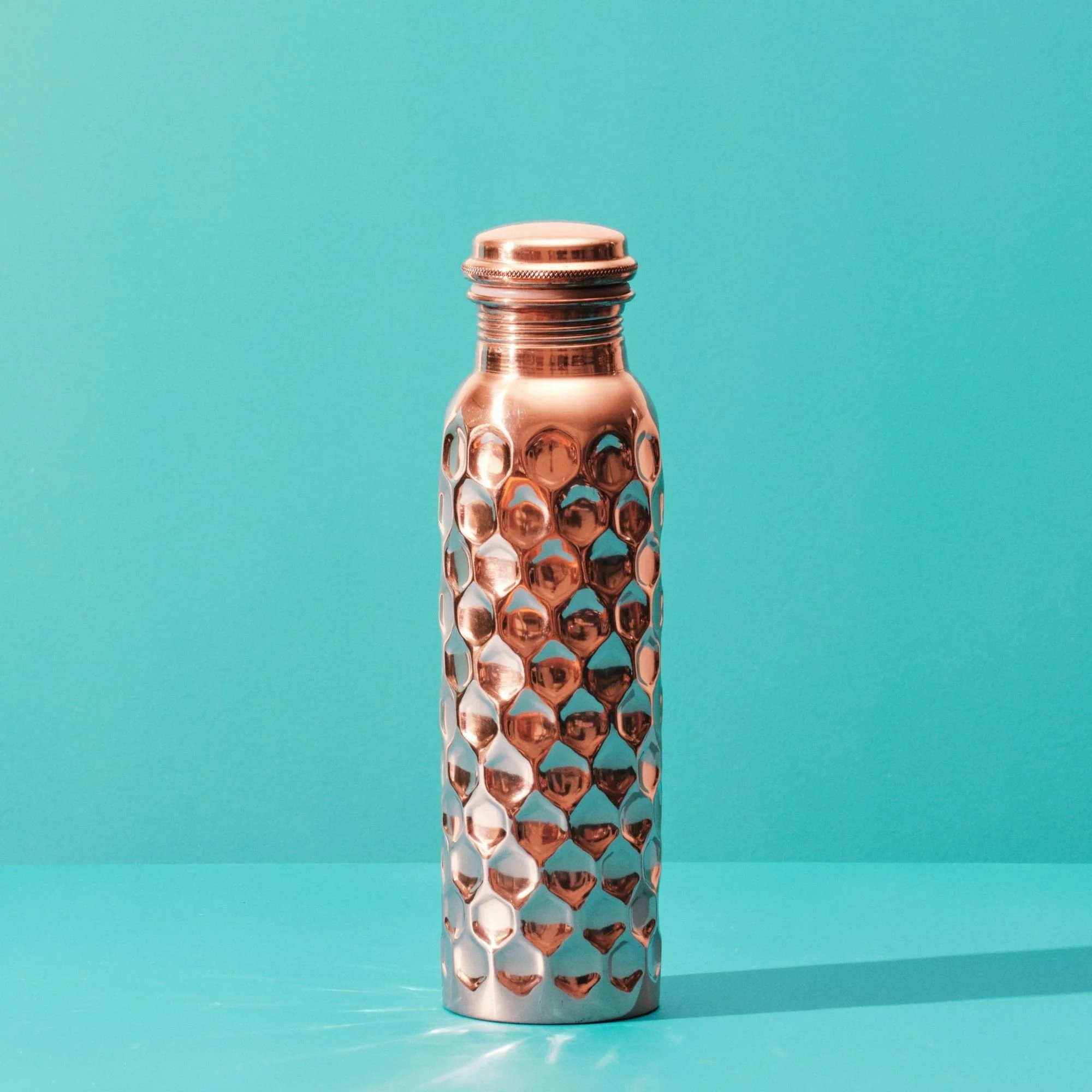 Hammered Copper Water Bottle – 900ml