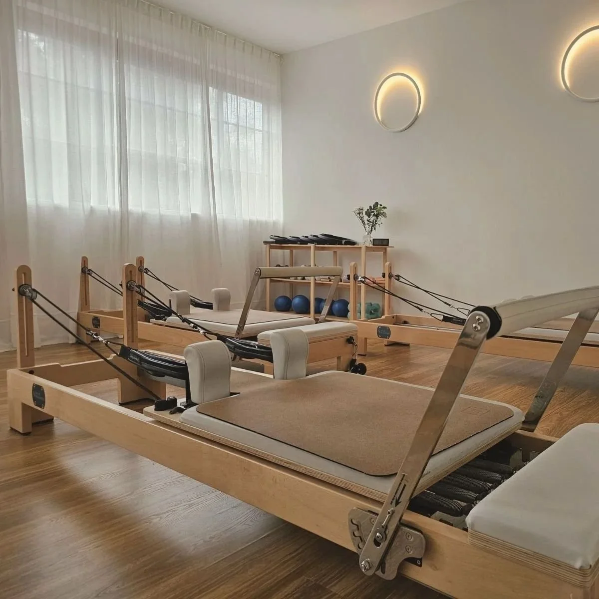 Reformer Pilates studio at I Am That Studio in Collingwood, Melbourne