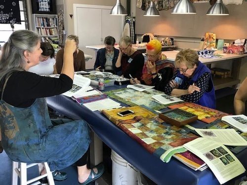 Why keep workshops small?

Because real learning happens through conversation, observation, experimentation, and individual guidance.

At Aya Fiber Studio, workshops are intentionally limited in size so students have space to work, ask questions, rec