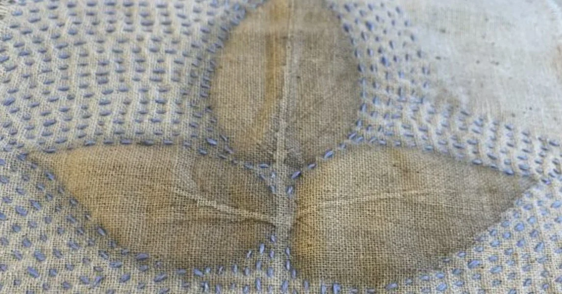 "Every stitch tells a story. Every leaf leaves its mark."

Join Lisa Binkley for five days of botanical printing, natural dyeing, tannin-rich color, and Japanese-inspired boro stitching. Create cloth infused with nature, then transform it t
