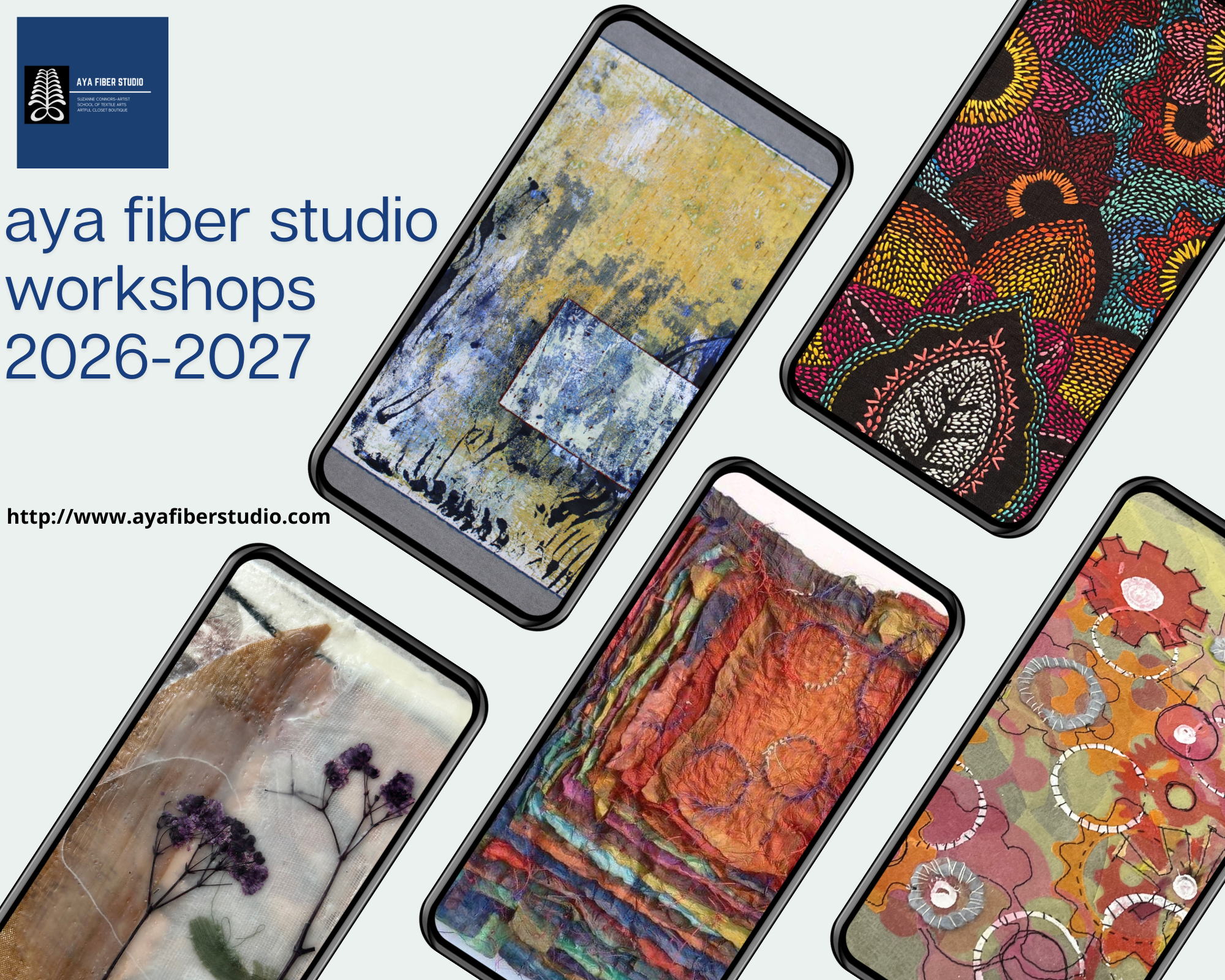 Follow the Creative Season South: Fall Fibercations with Aya Fiber Studio