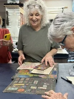Portrait of paper artist Claudia Lee, instructor of sculptural box making and book arts